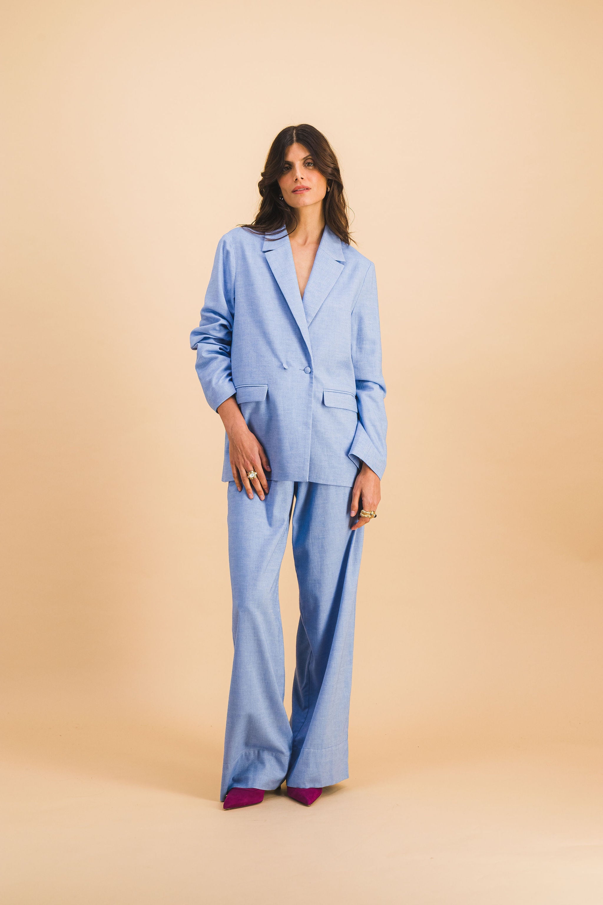 Ensemble Ambre & Theo bleu ciel