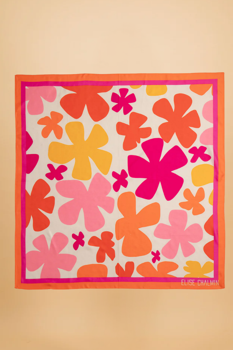 Foulard Jerry Flower Power 90 x 90