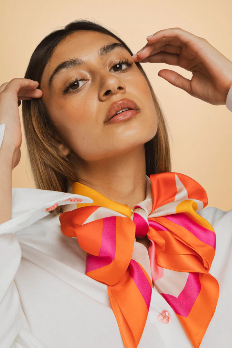 Foulard Jerry Flower Power 90 x 90