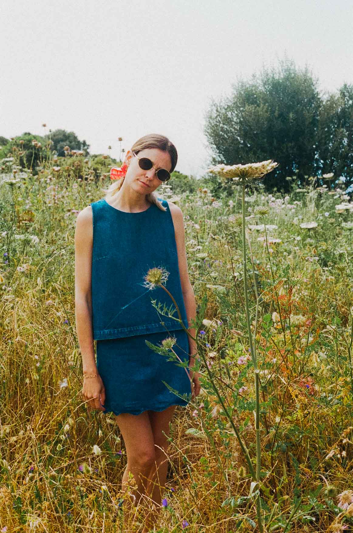 Ensemble top Jacques + jupe Brune denim