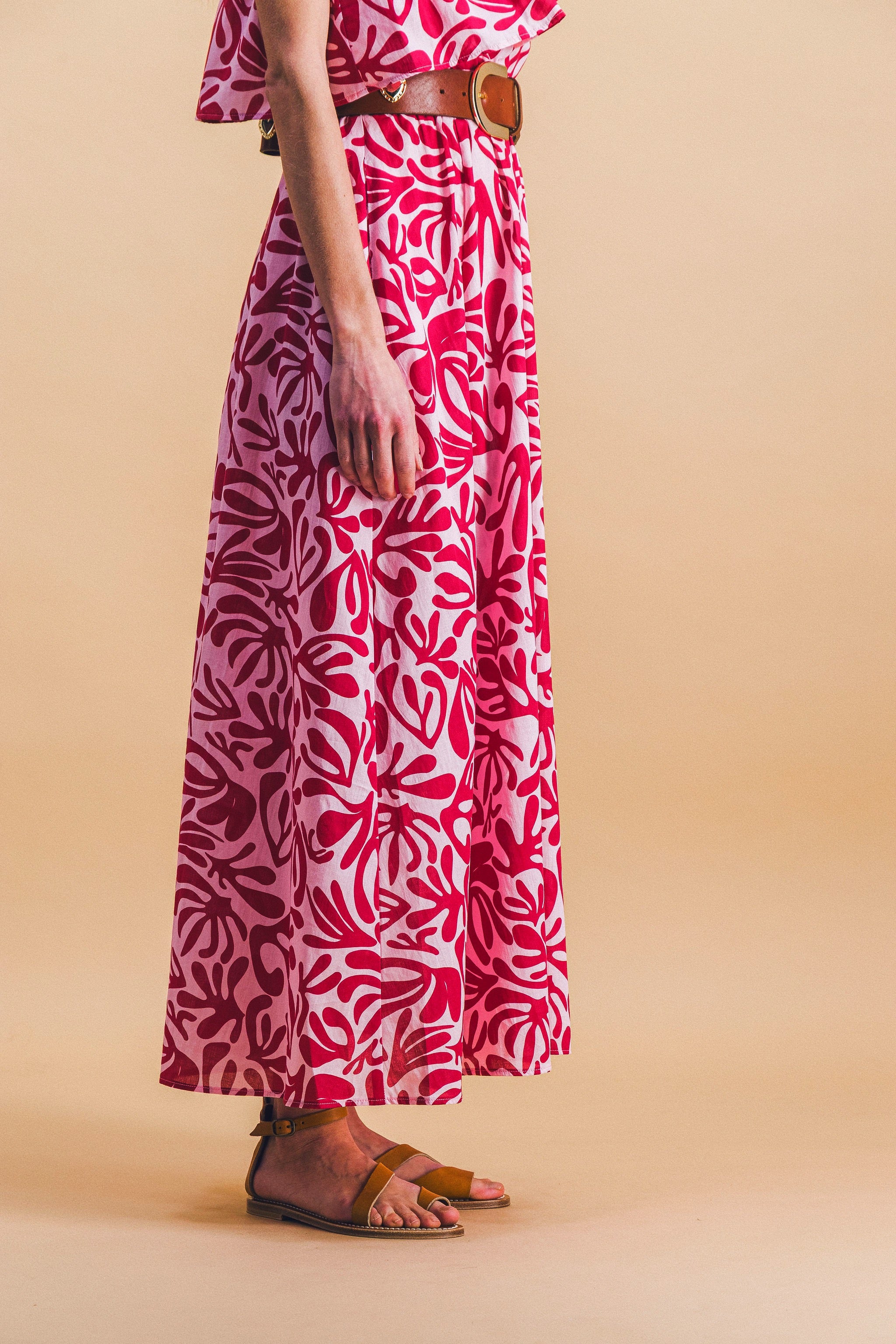 Céleste long dress with cutouts
