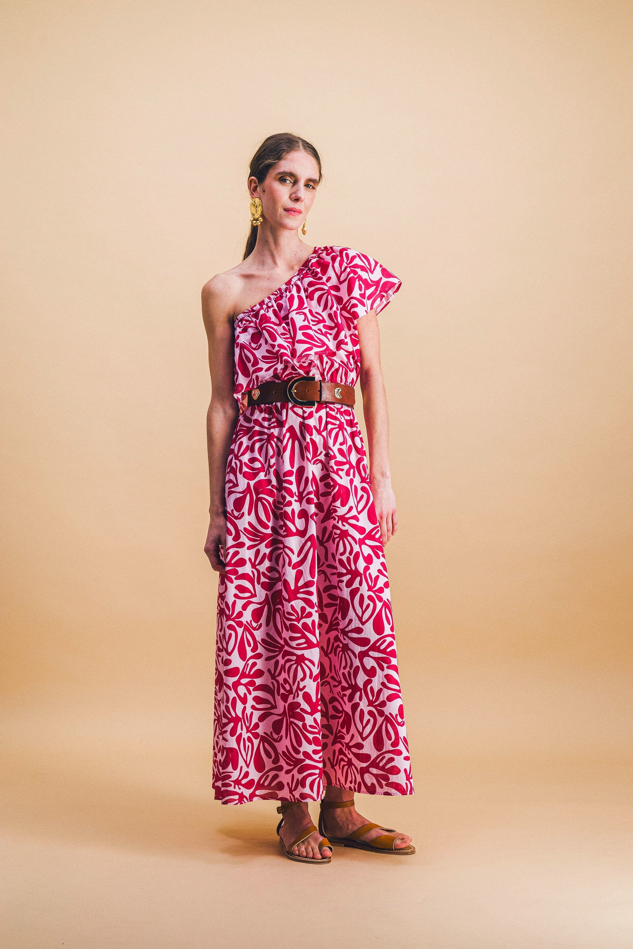 Céleste long dress with cutouts