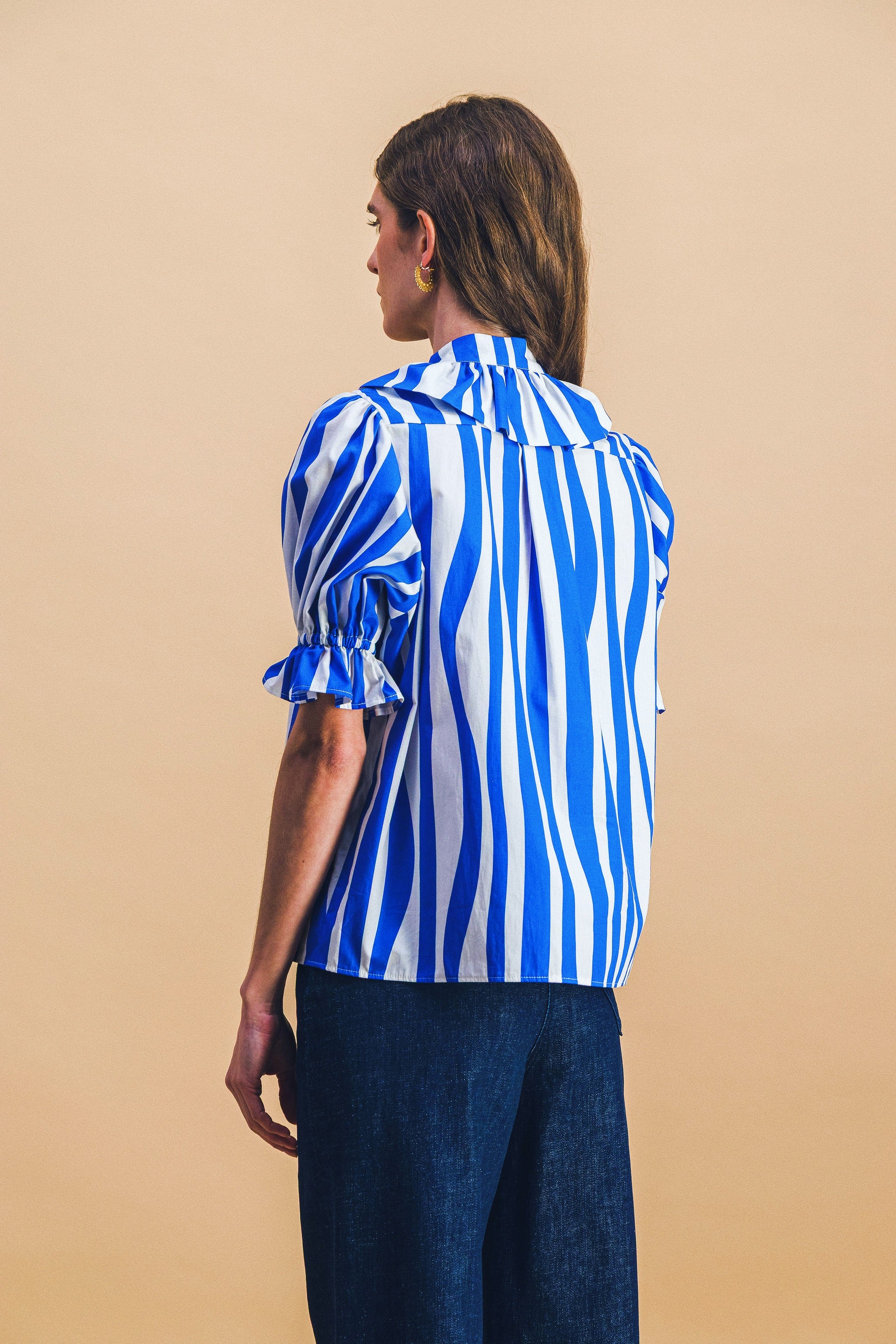 Chemisier COLINE blue lines