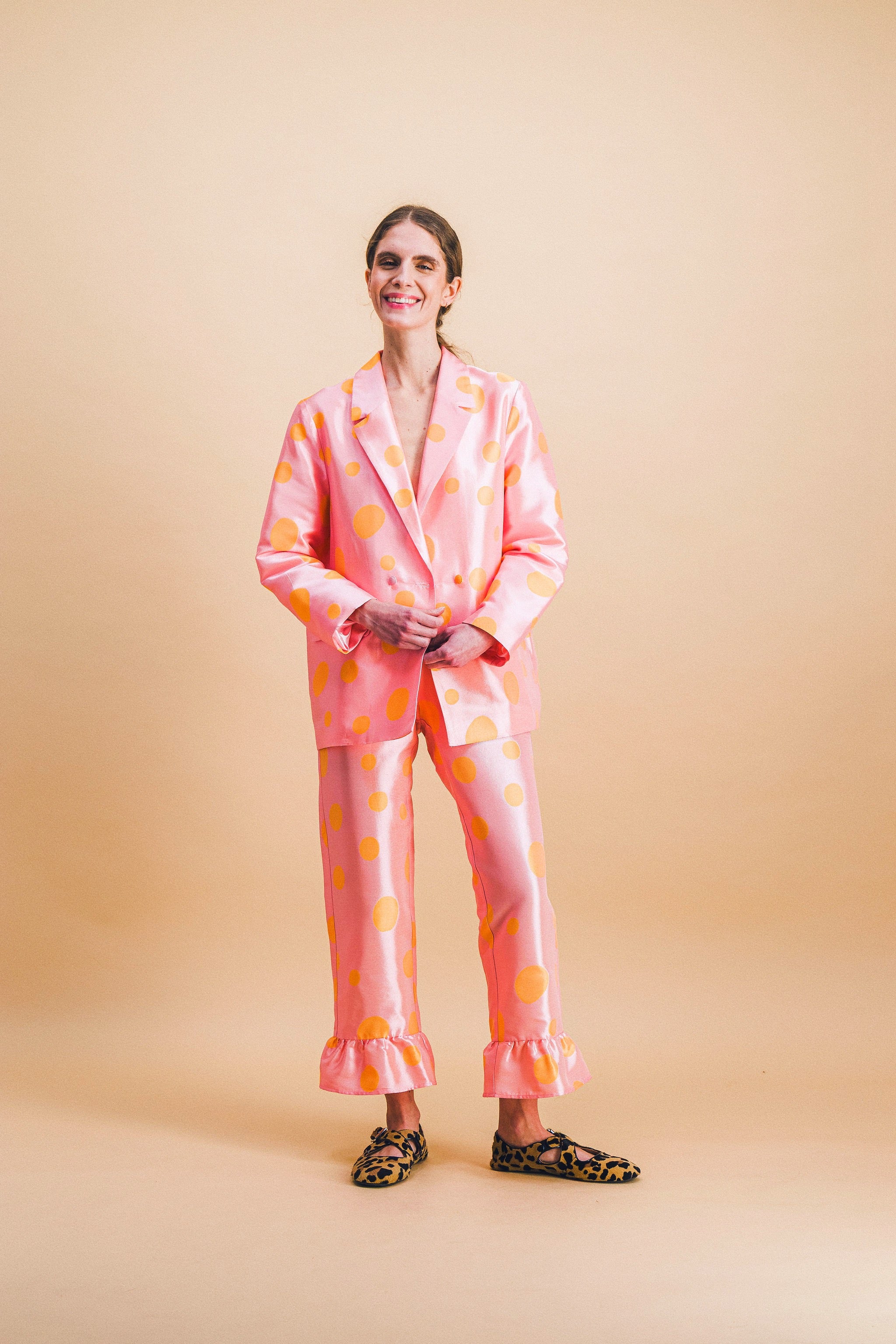 Ensemble pantalon Simon + ambre swinging dot