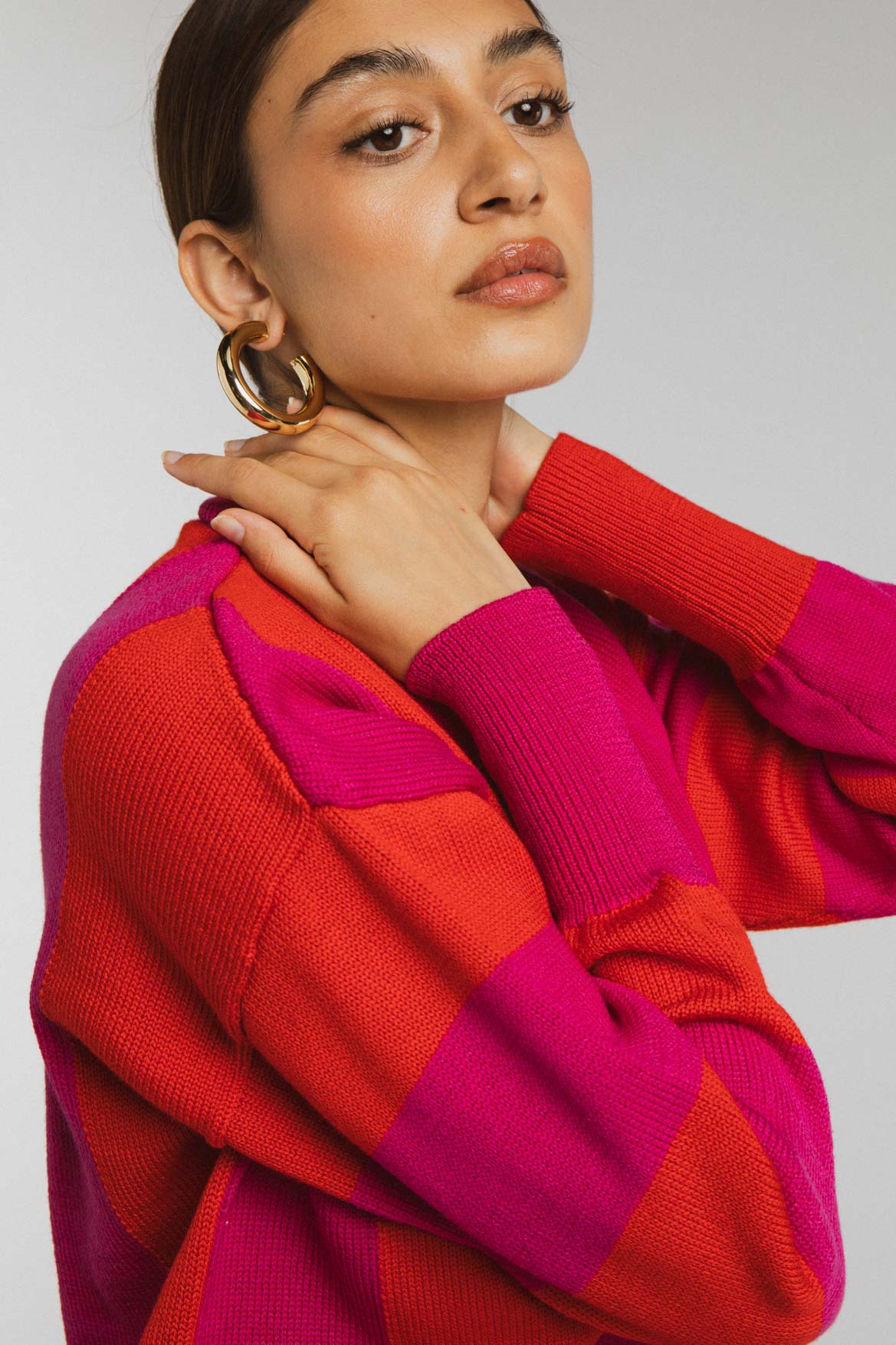 Malo striped sweater