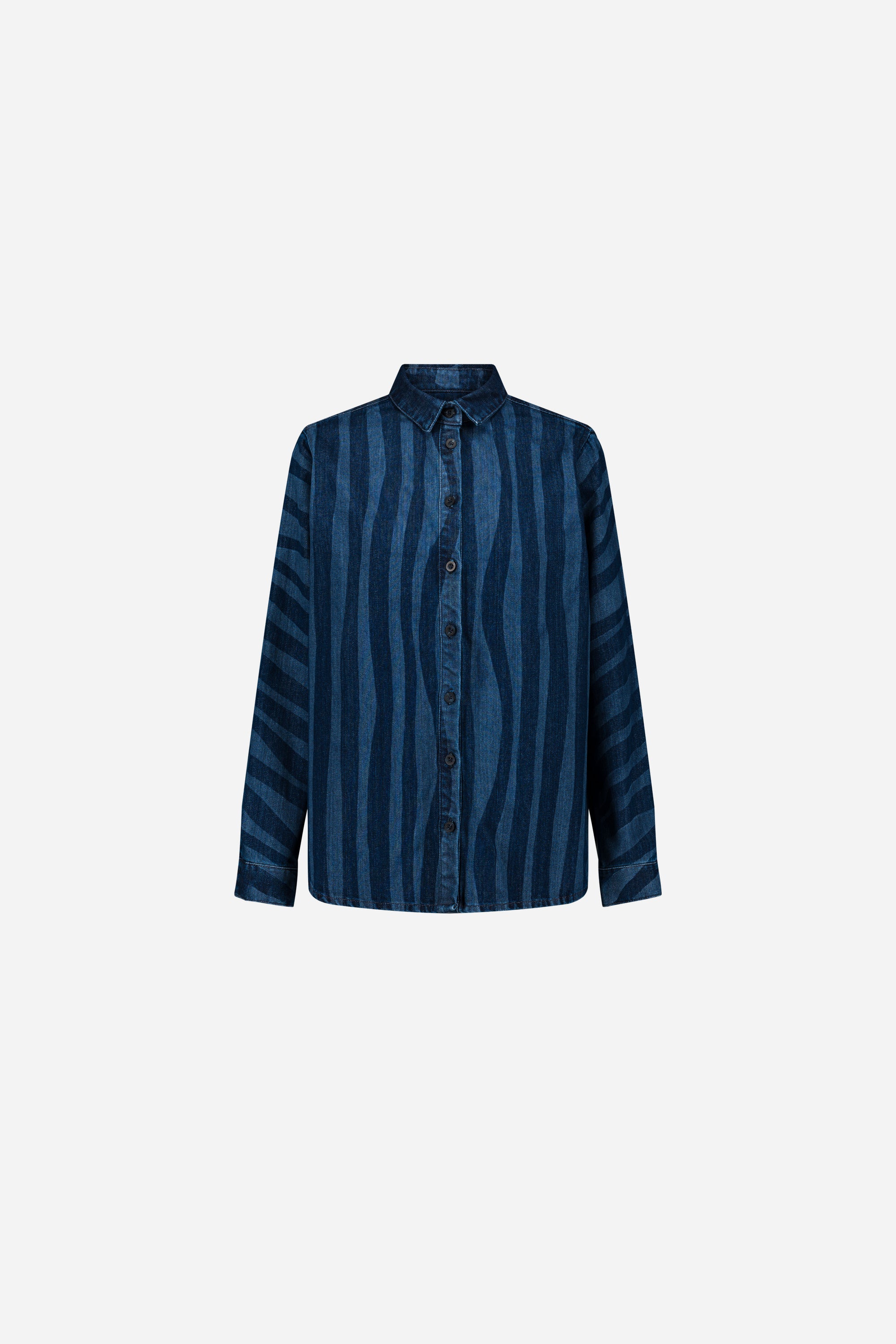 CHEMISE LEONIE NAVY LINES