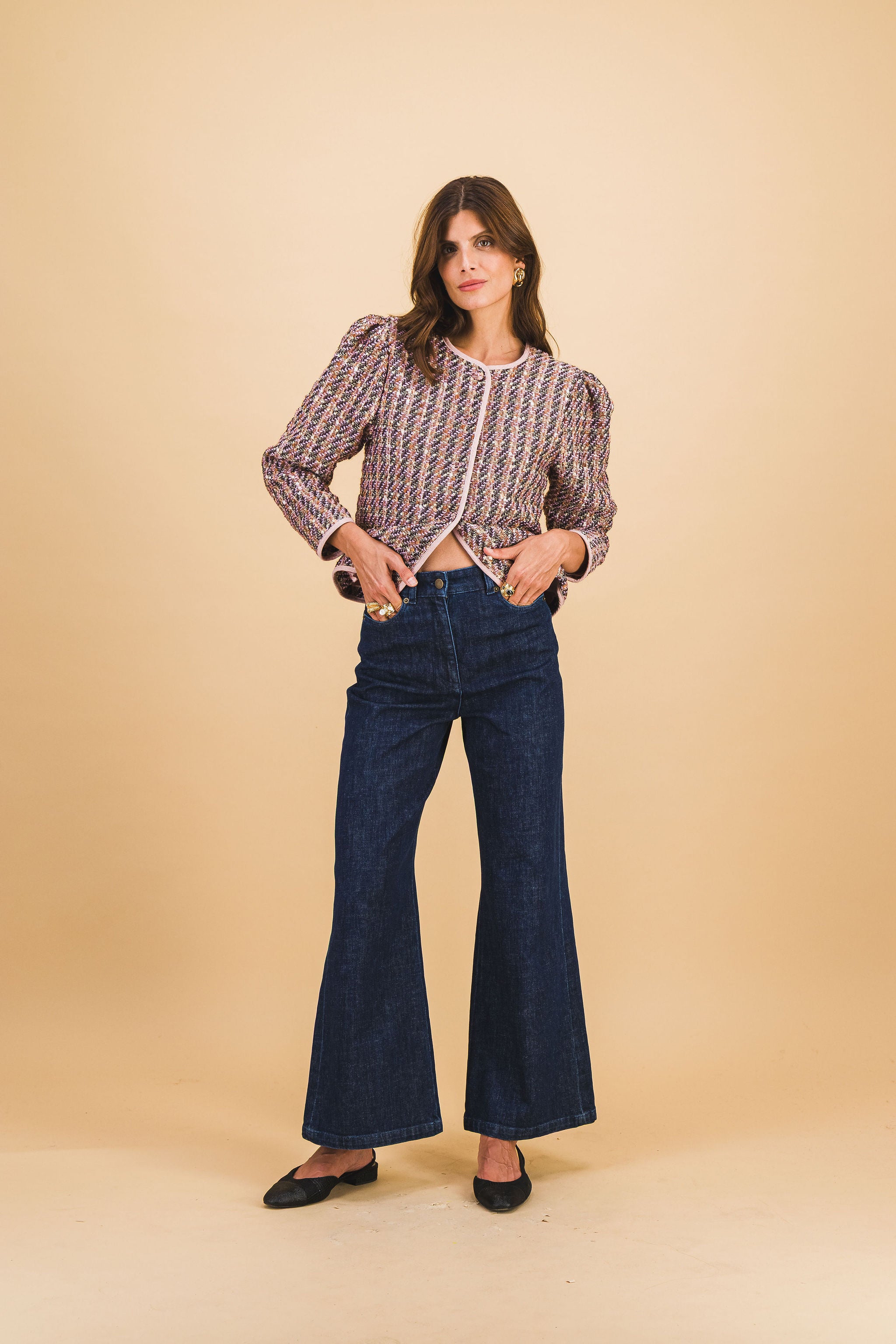 Veste Diana Tweed Rose