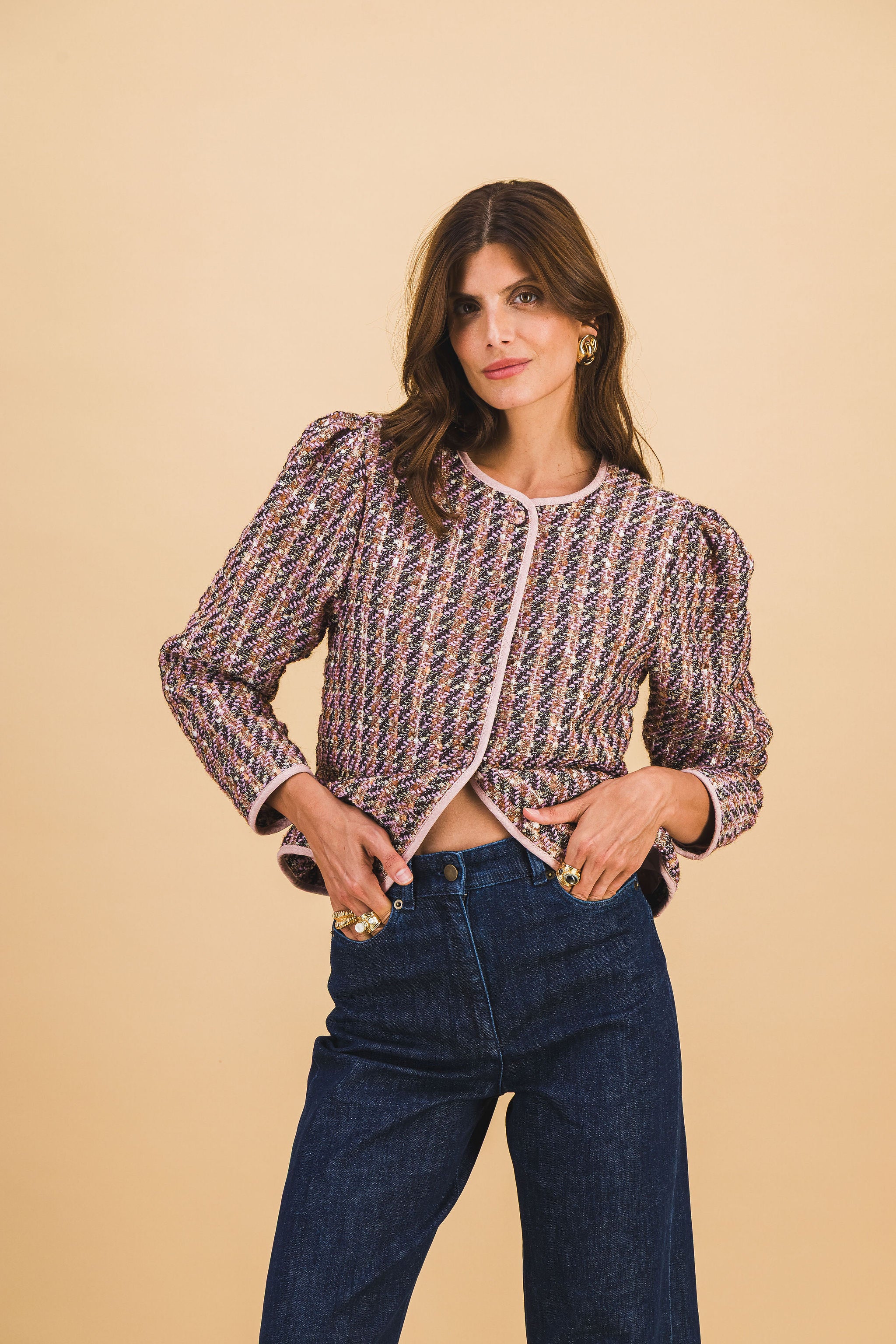 Veste Diana Tweed Rose