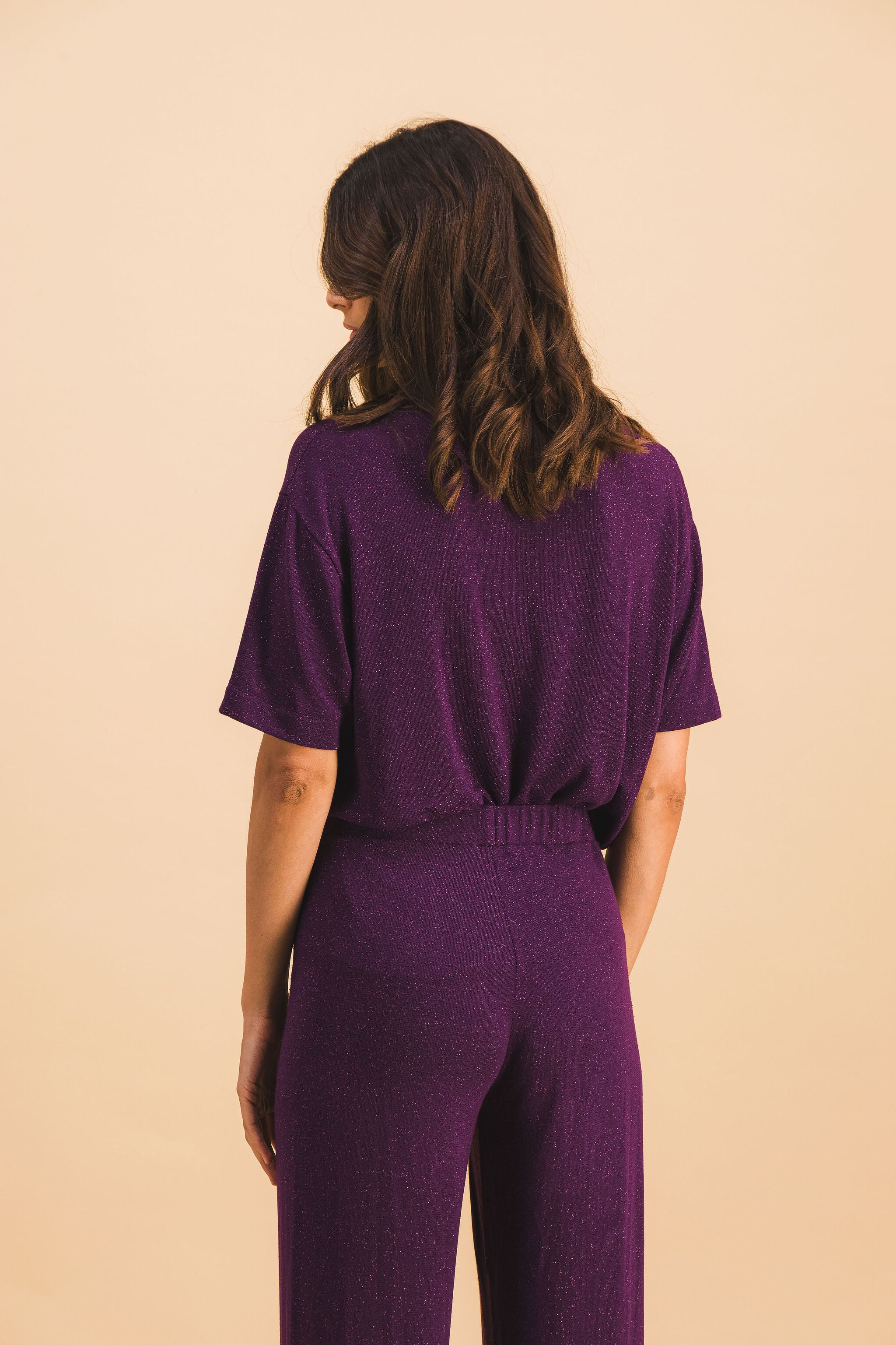 Pantalon Noah Lurex Violet