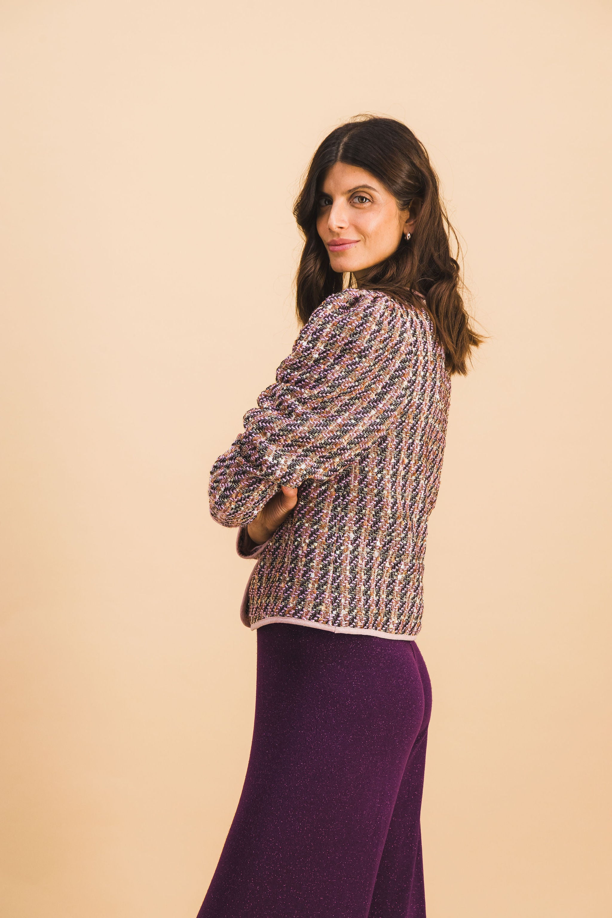 Veste Diana Tweed Rose