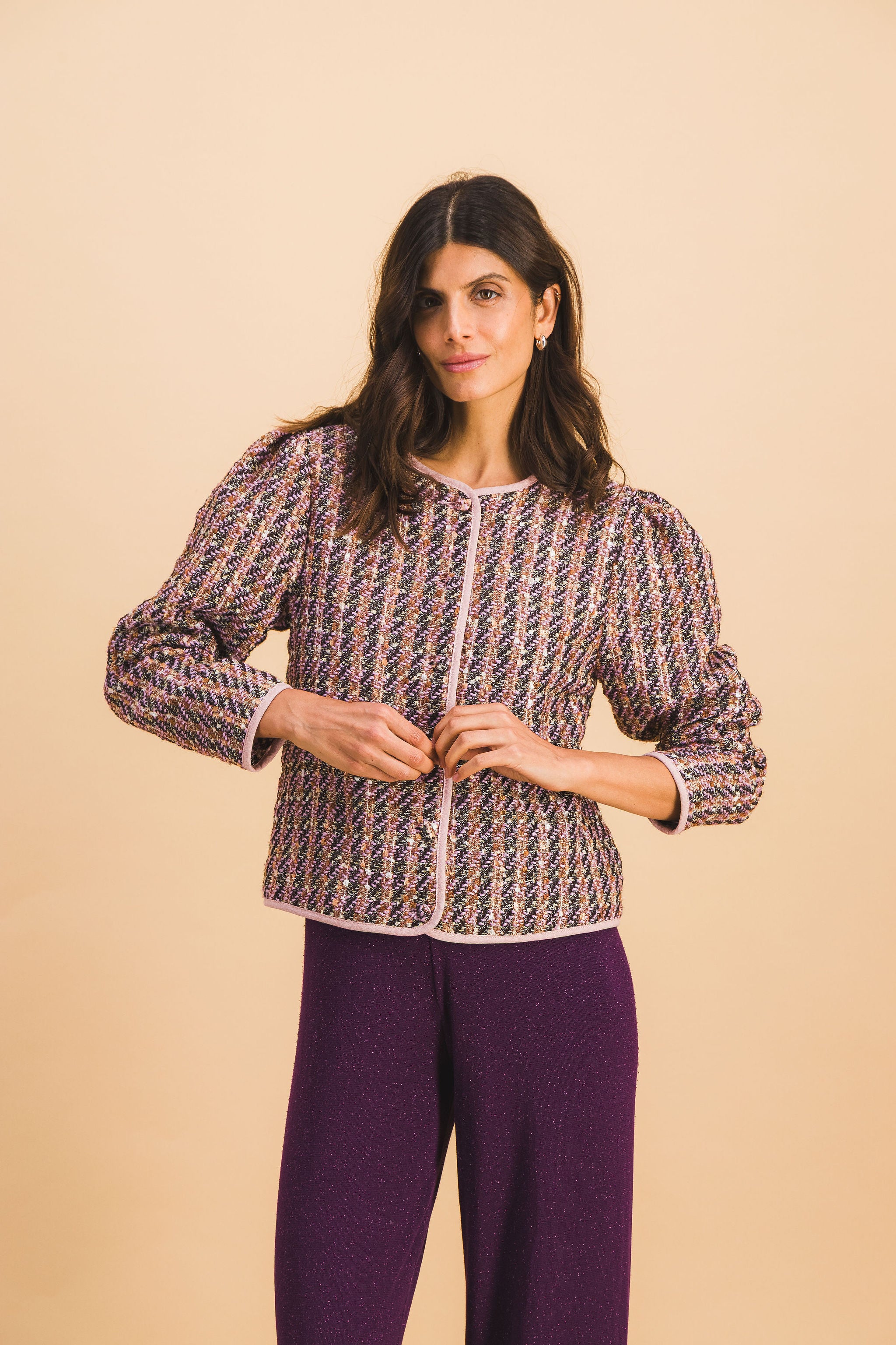 Veste Diana Tweed Rose