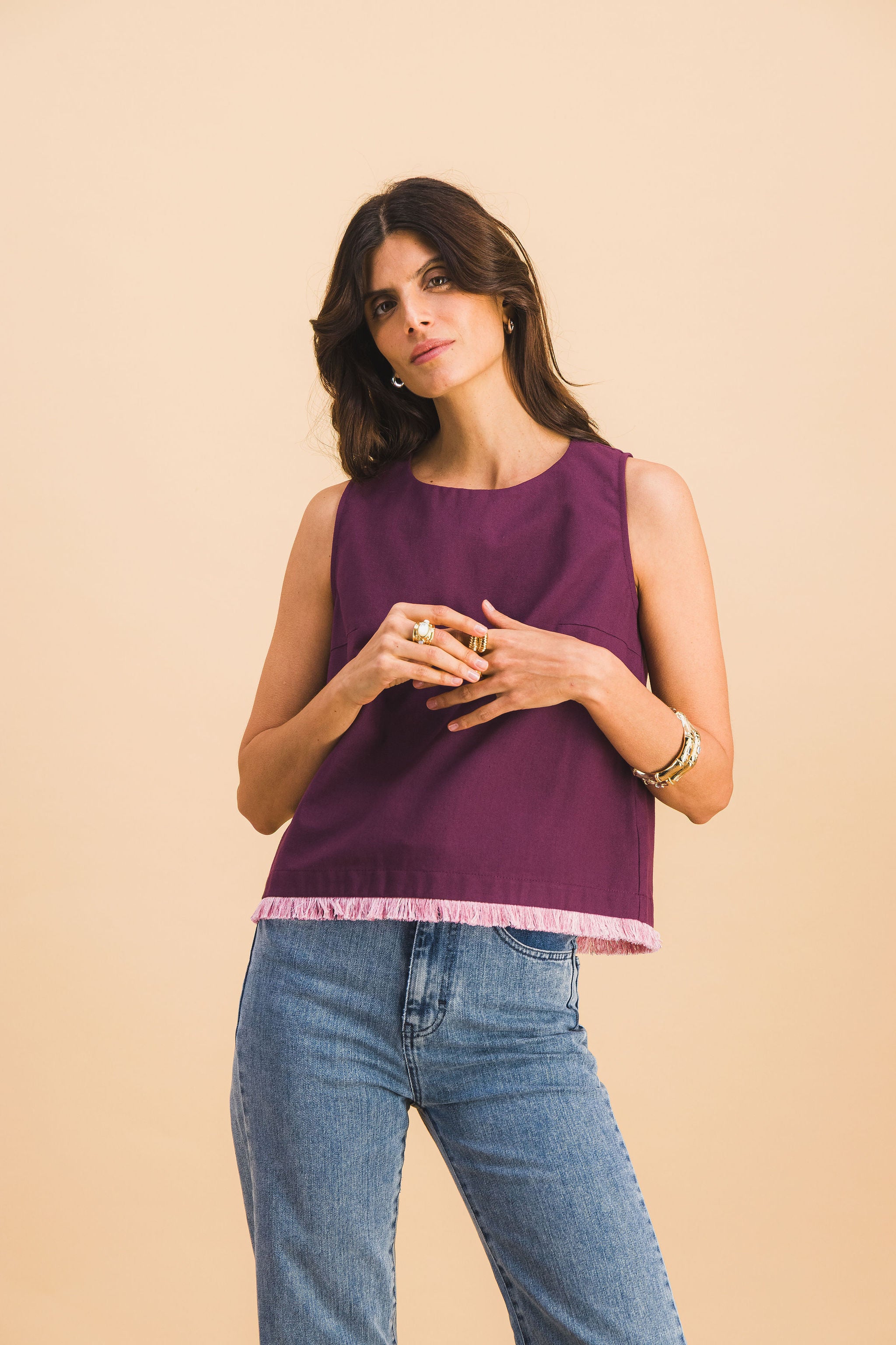 TOP JACQUES BURGUNDI