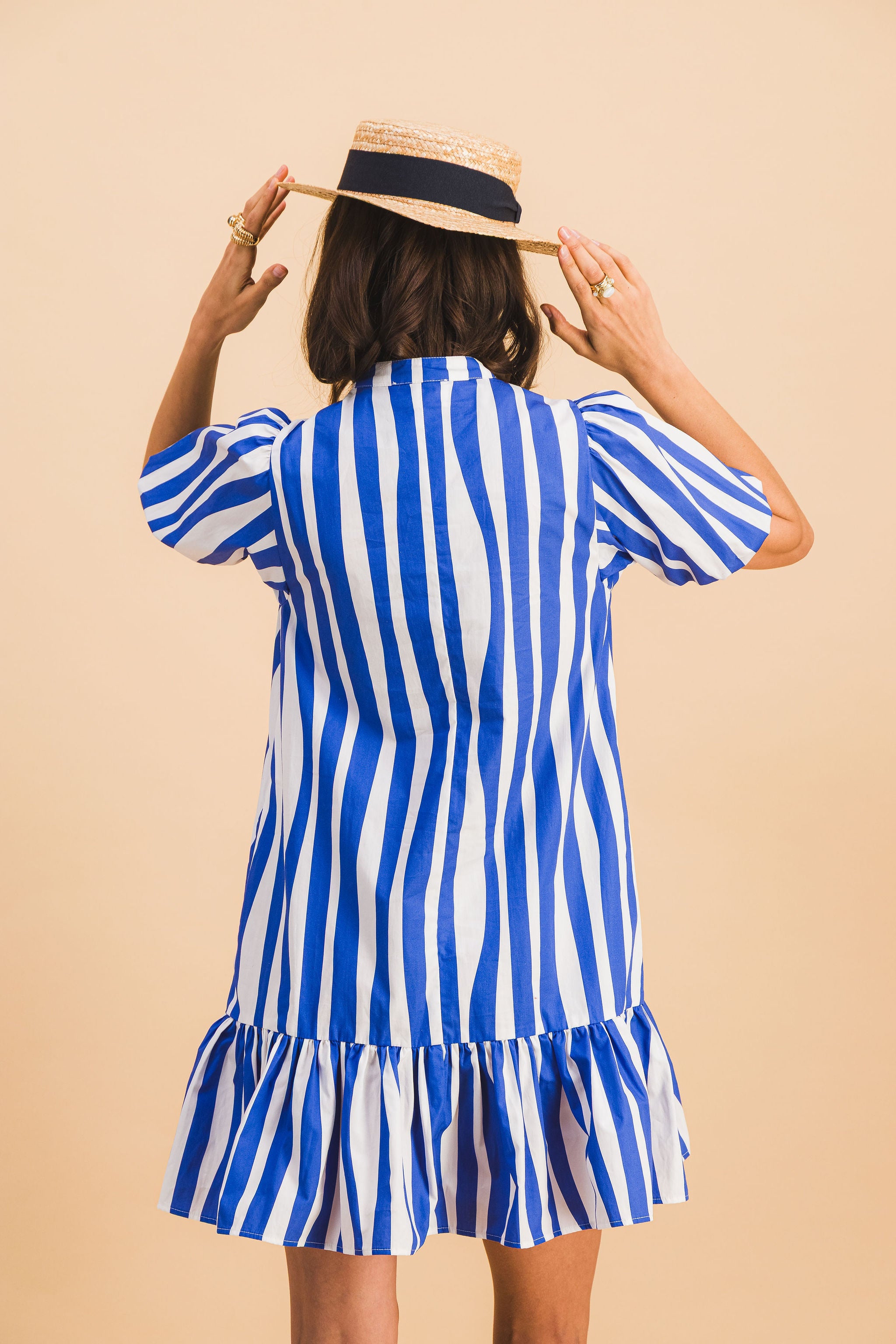robe CLEMENTINE blue lines