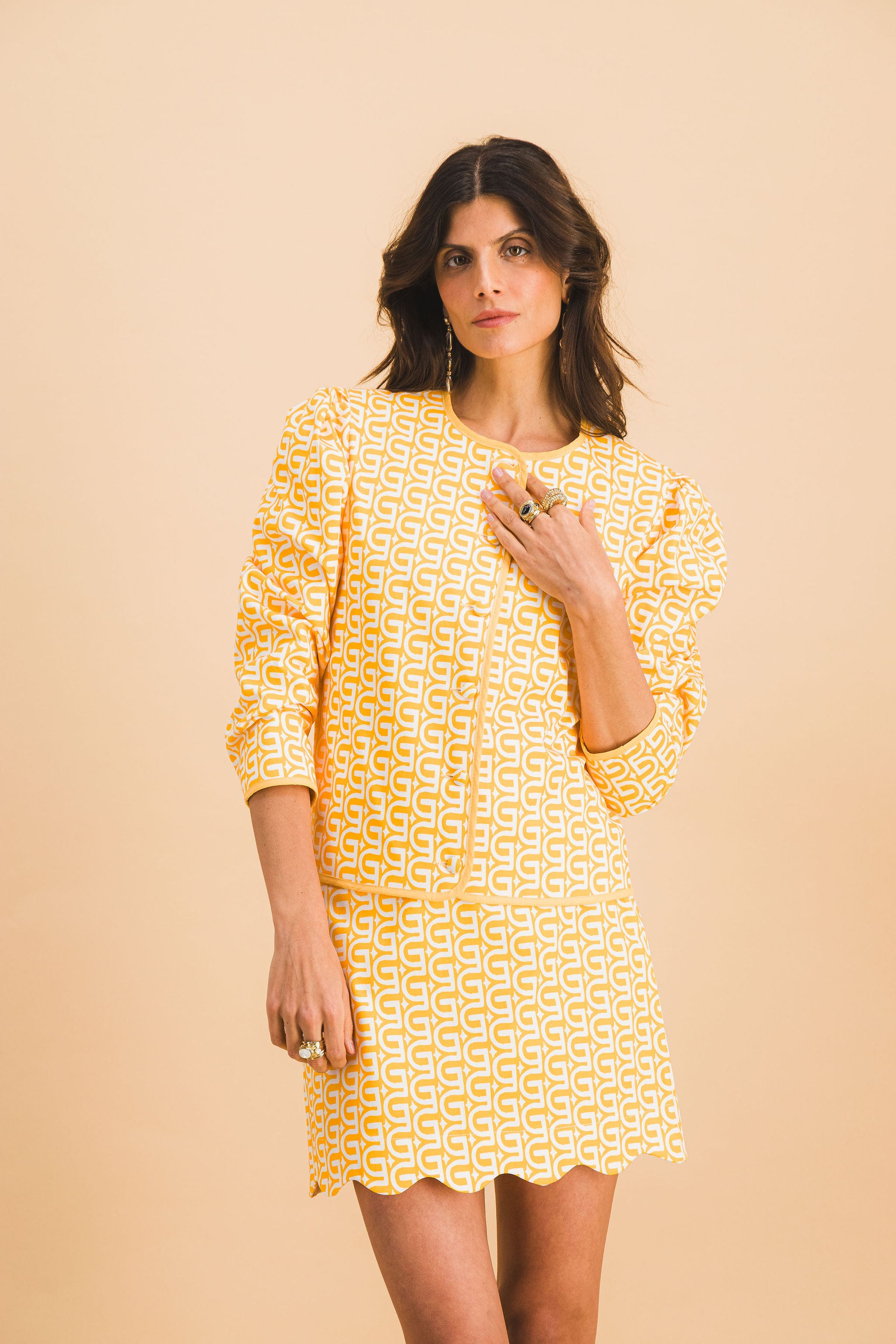 VESTE DIANE MORE IS MORE YELLOW