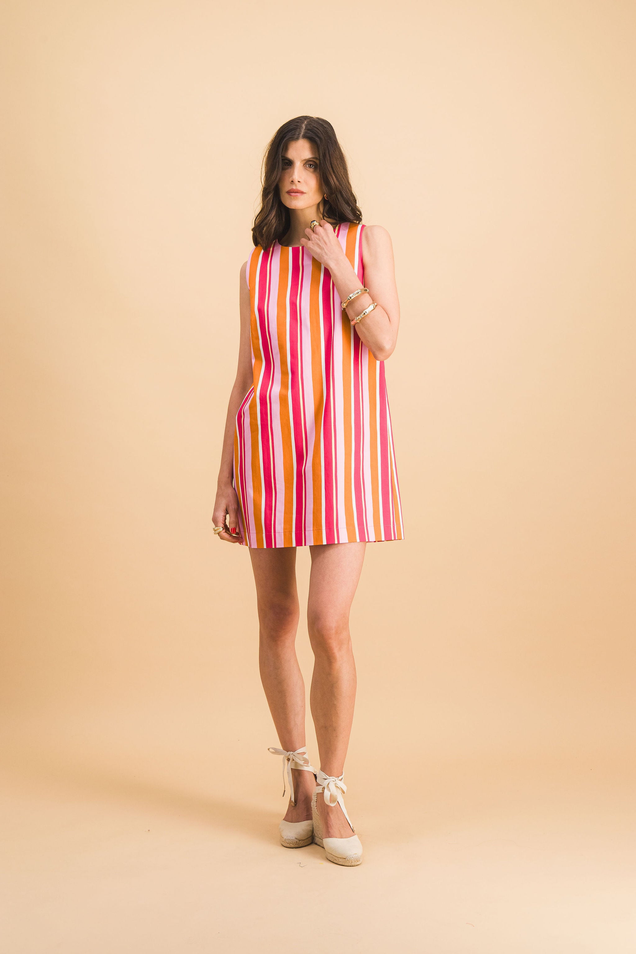 ROBE JANE STRIPES MULTICO