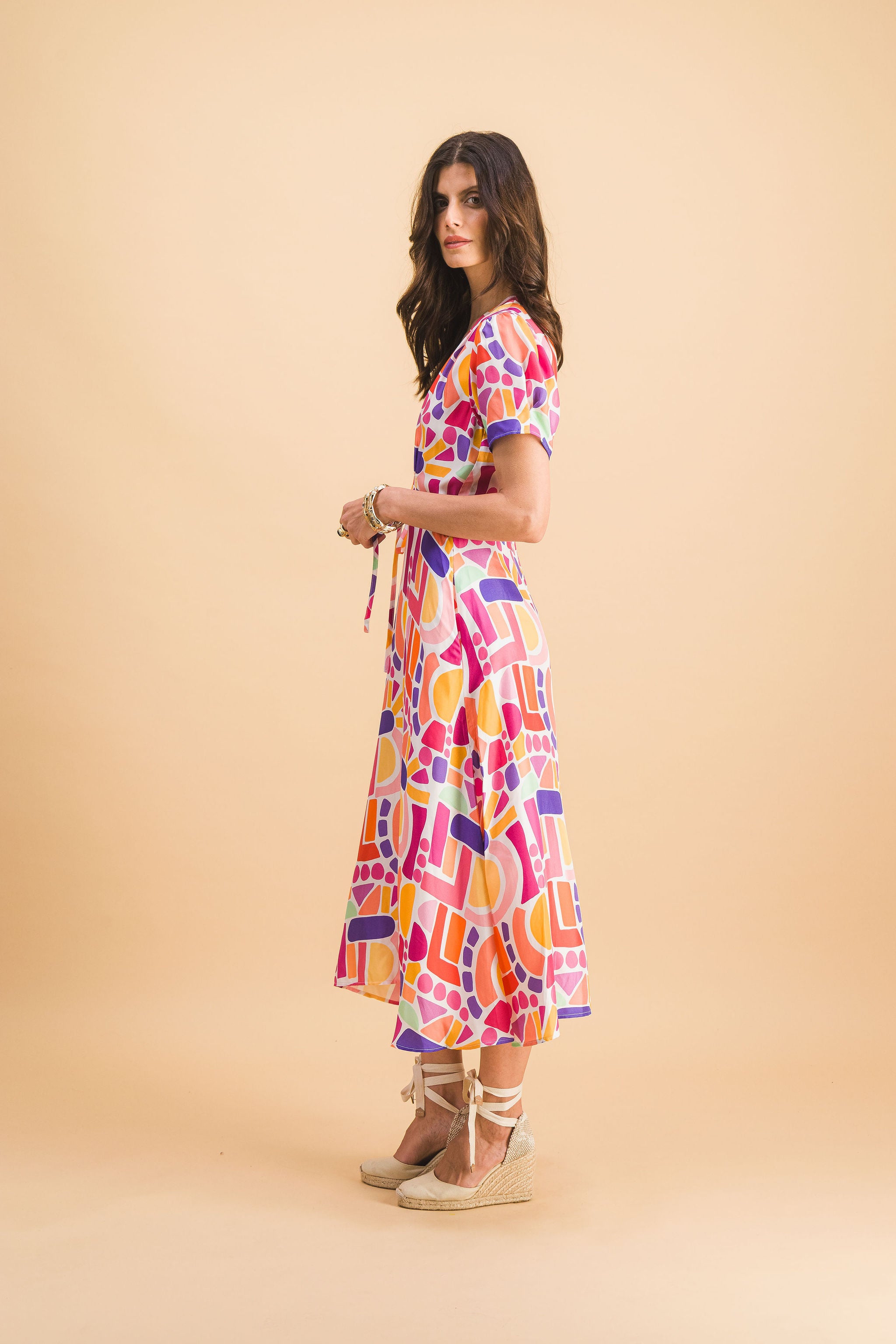 Robe Anna Ettore Polychrome