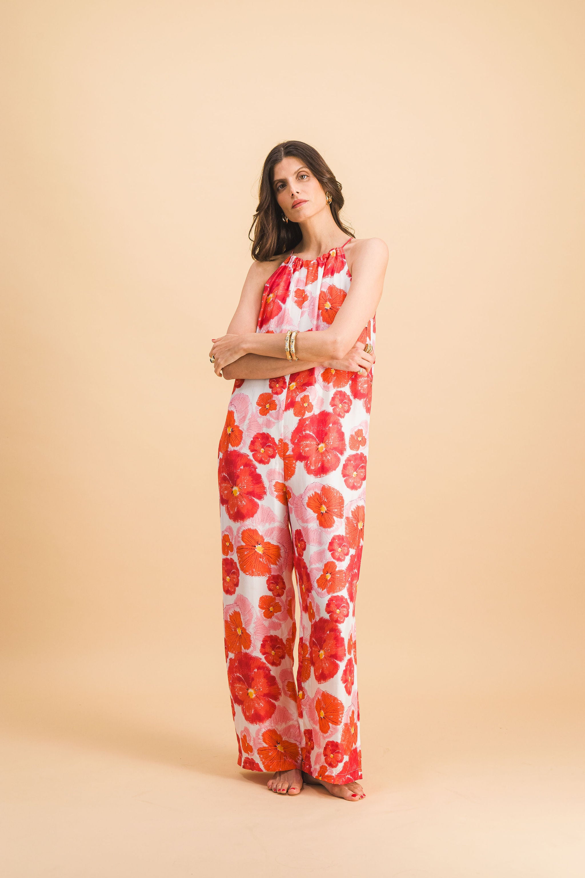 Combinaison Noémie Red Blossom