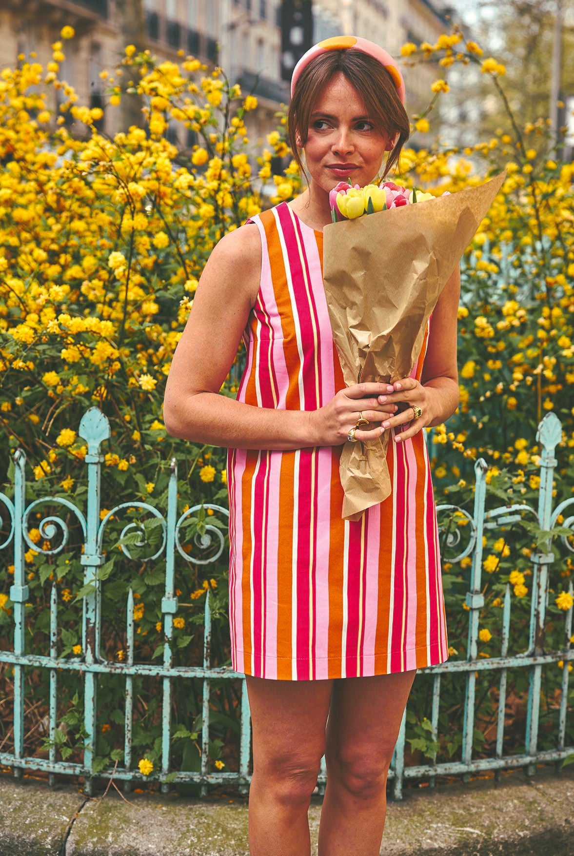 ROBE JANE STRIPES MULTICO