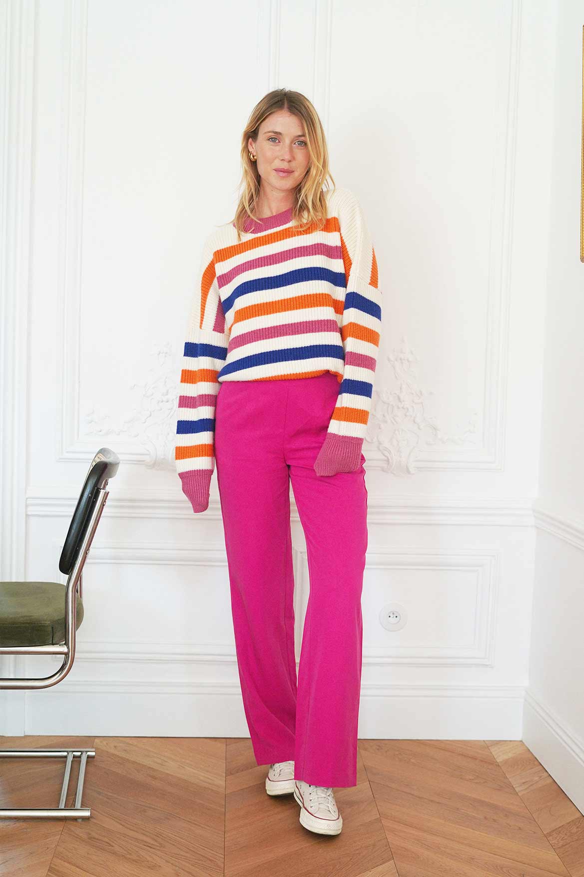 Pantalon Auguste Magenta