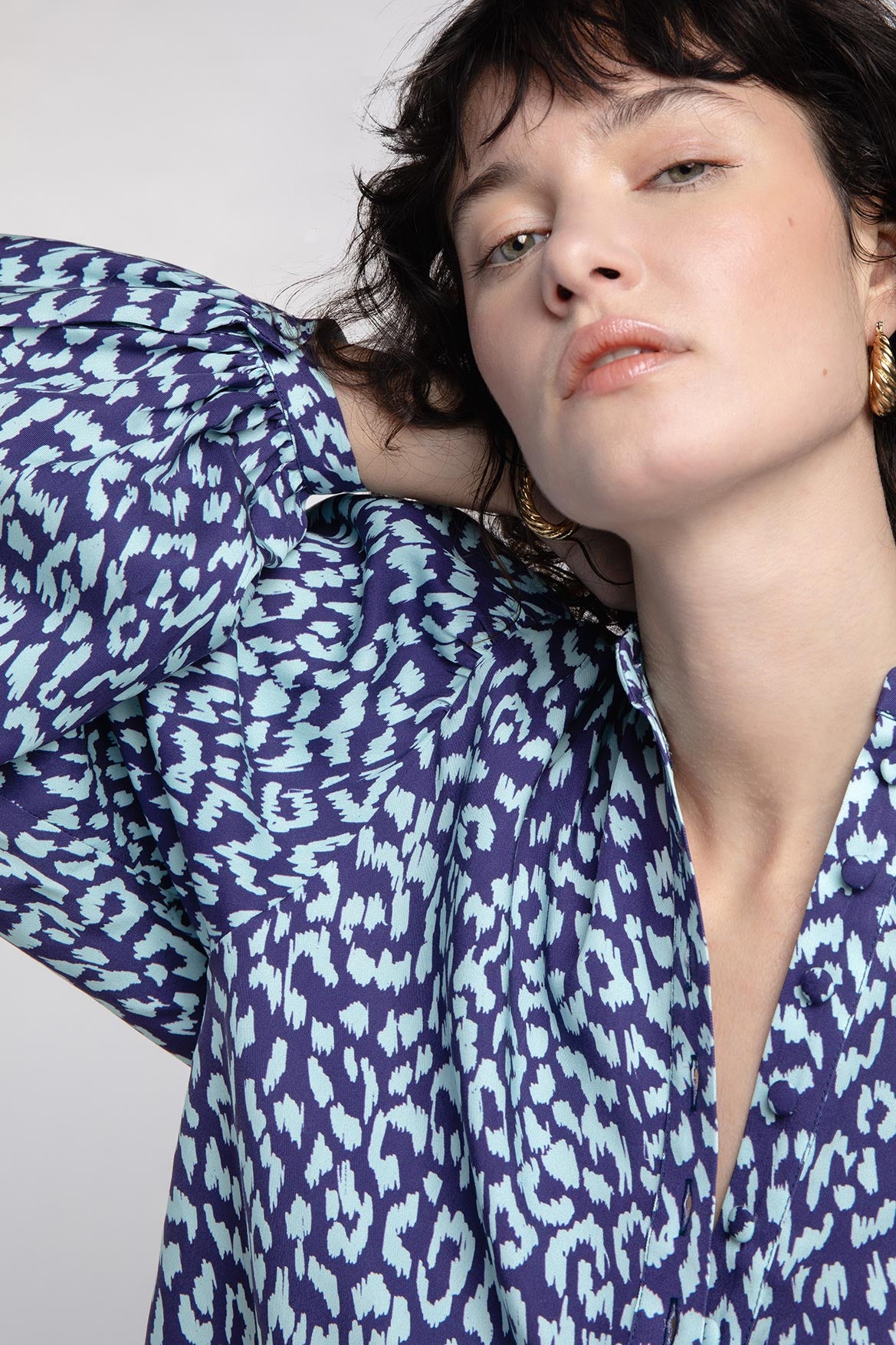 Paolina Blue Graou Blouse