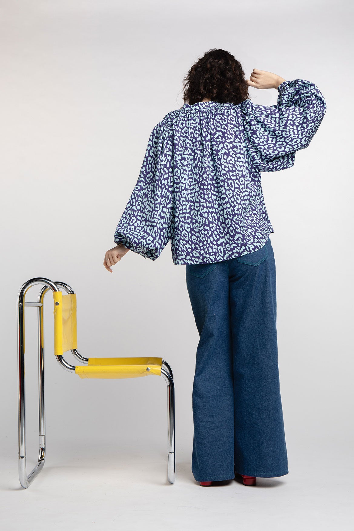 Paolina Blue Graou Blouse