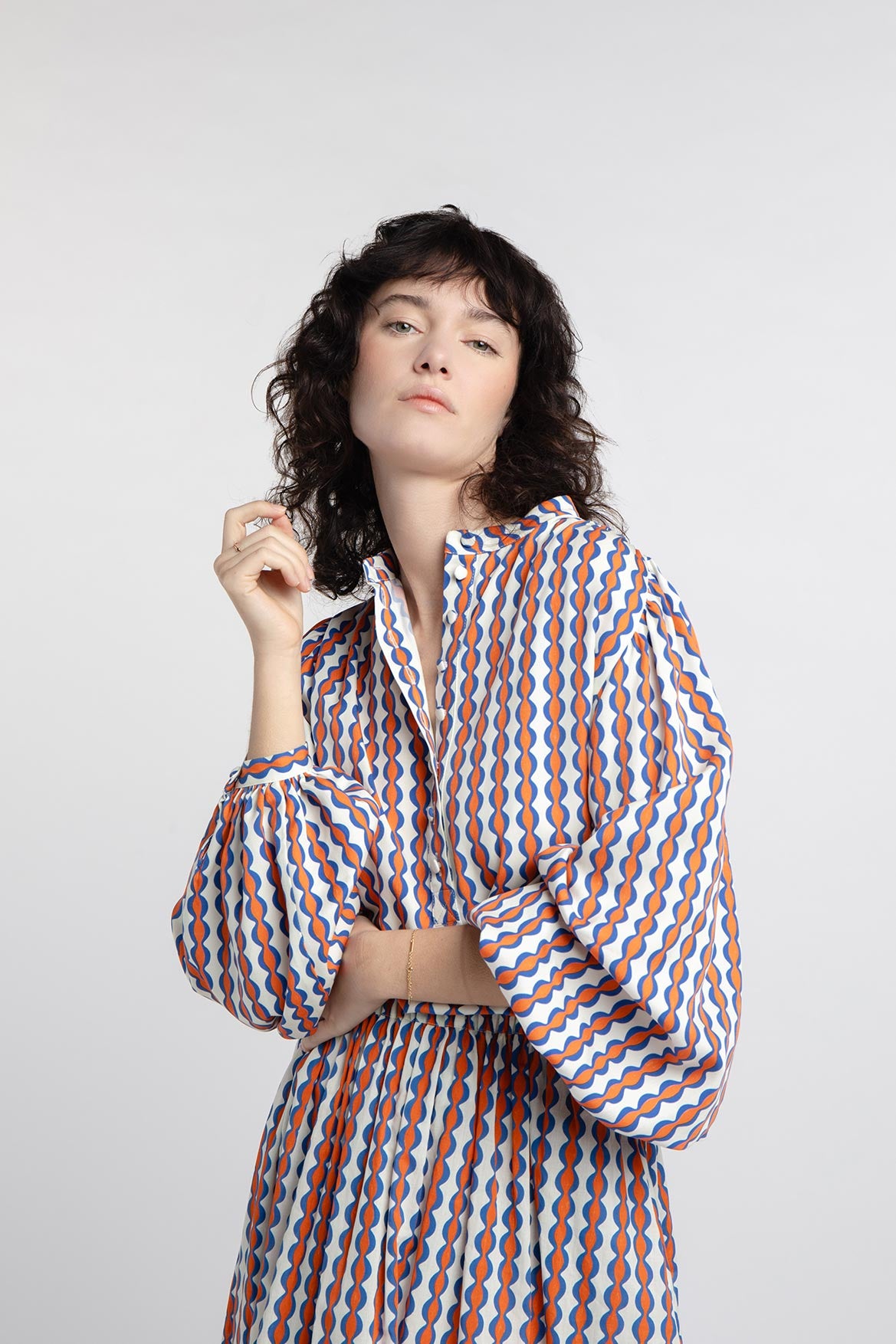 Paolina Groovy Stripes Blouse