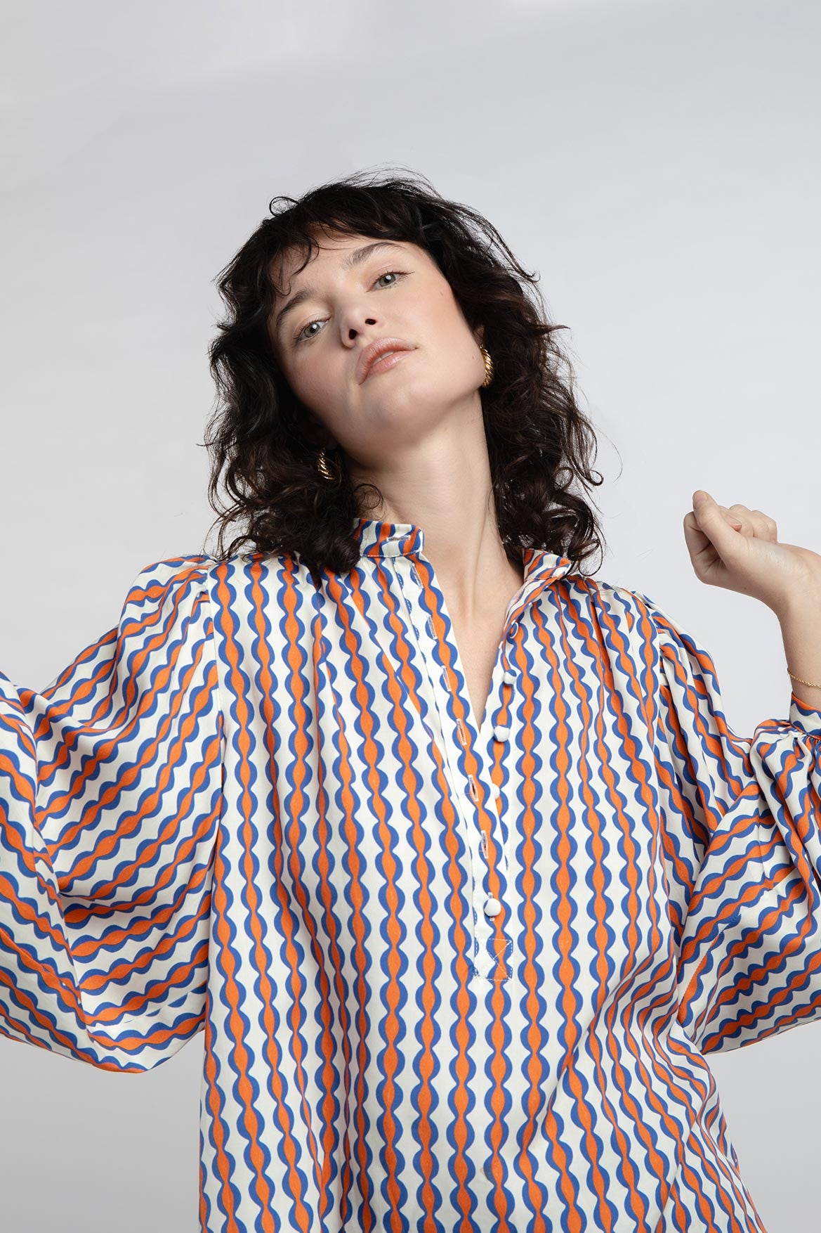 Paolina Groovy Stripes Blouse