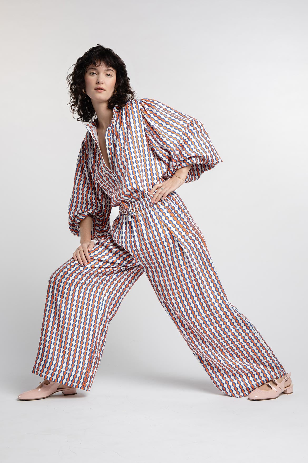 Paolina Groovy Stripes Blouse