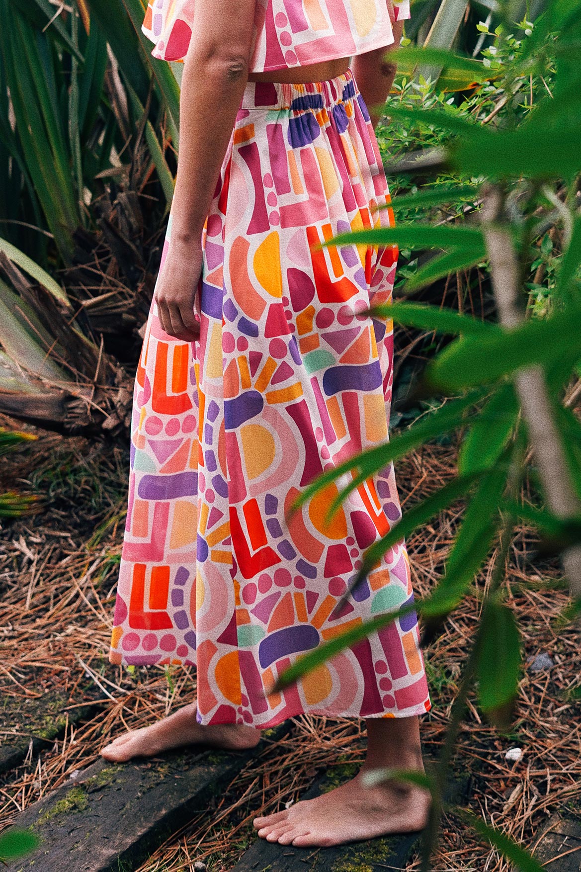 Cecile Ettore Polychrome Skirt