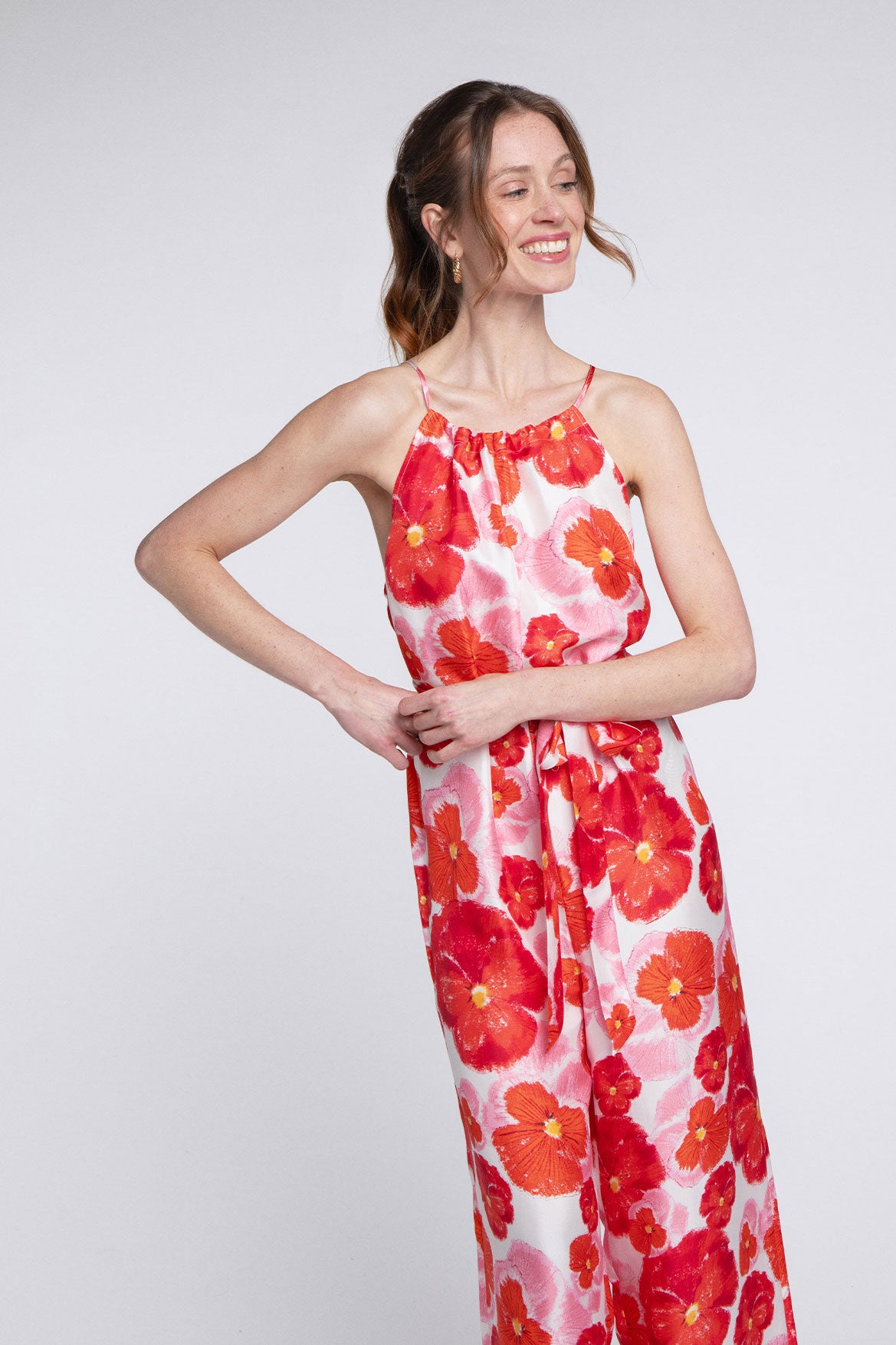 Combinaison Noémie Red Blossom