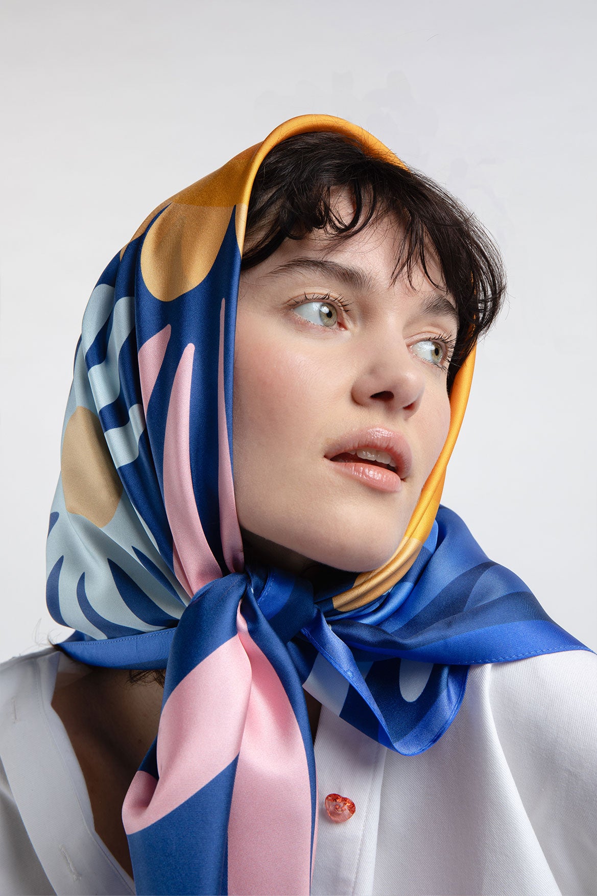 Foulard Jerry Flower 90 x 90