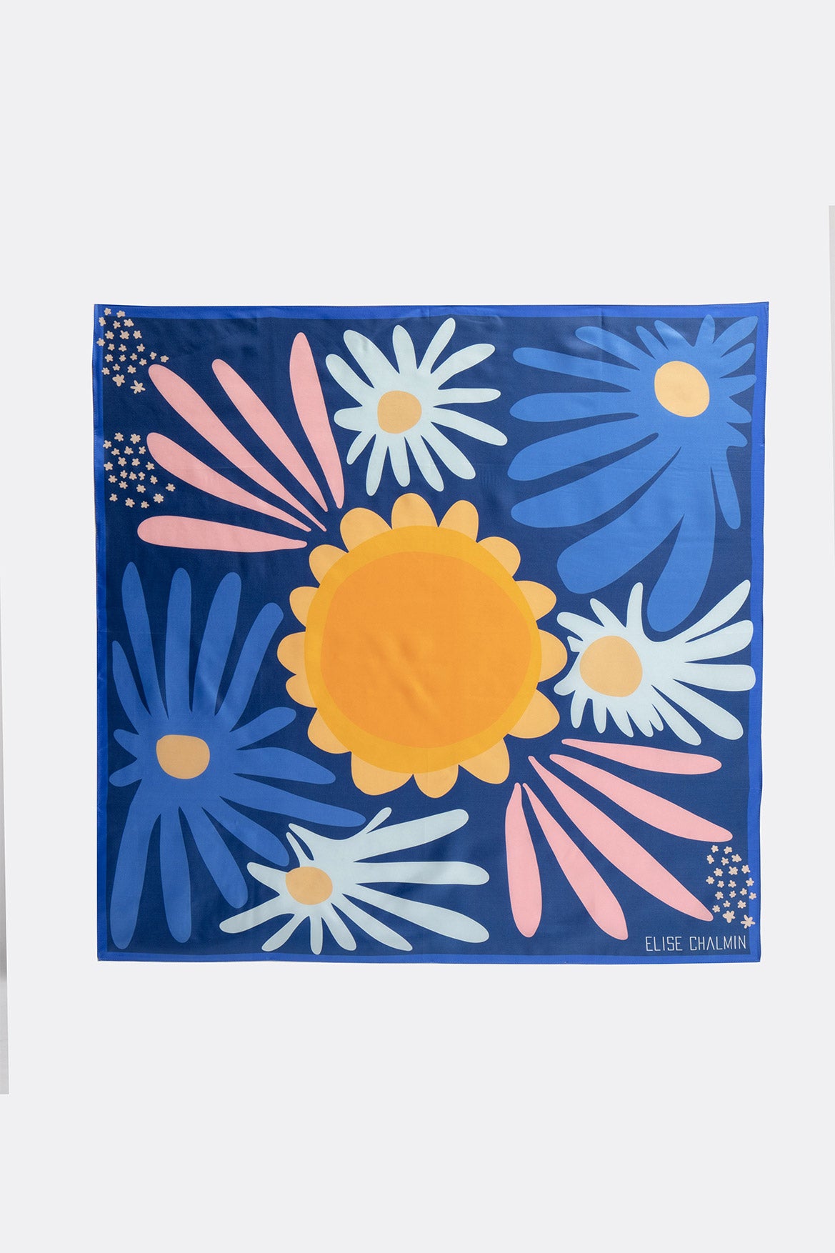 Foulard Jerry Flower 90 x 90