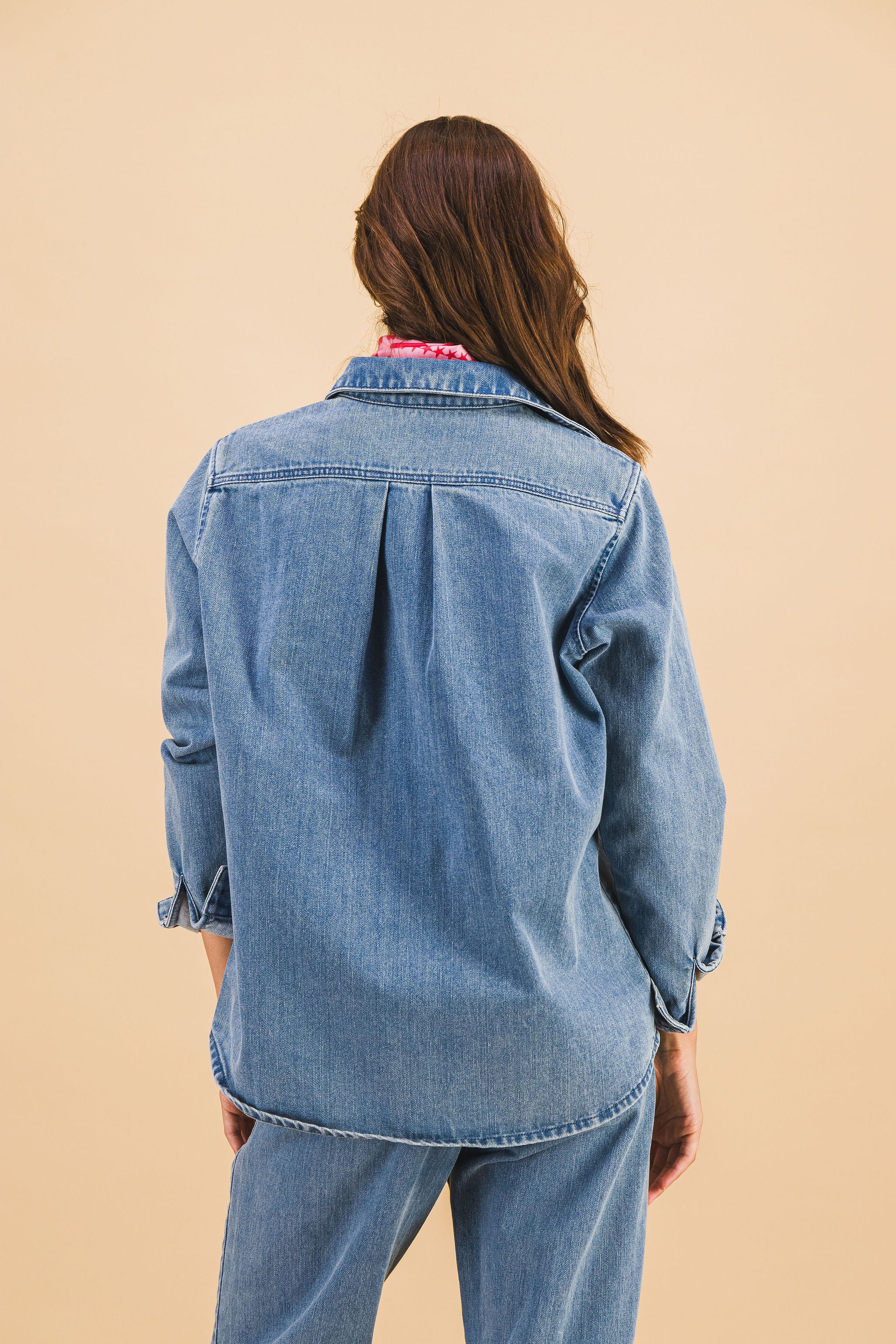 CHEMISE LEONIE DENIM CLAIR