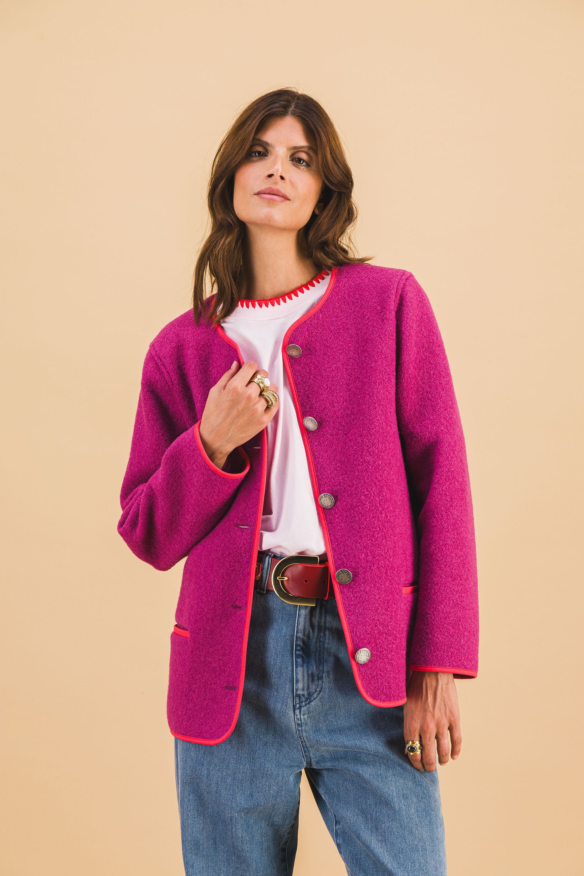 VESTE RODRIGUE MAGENTA