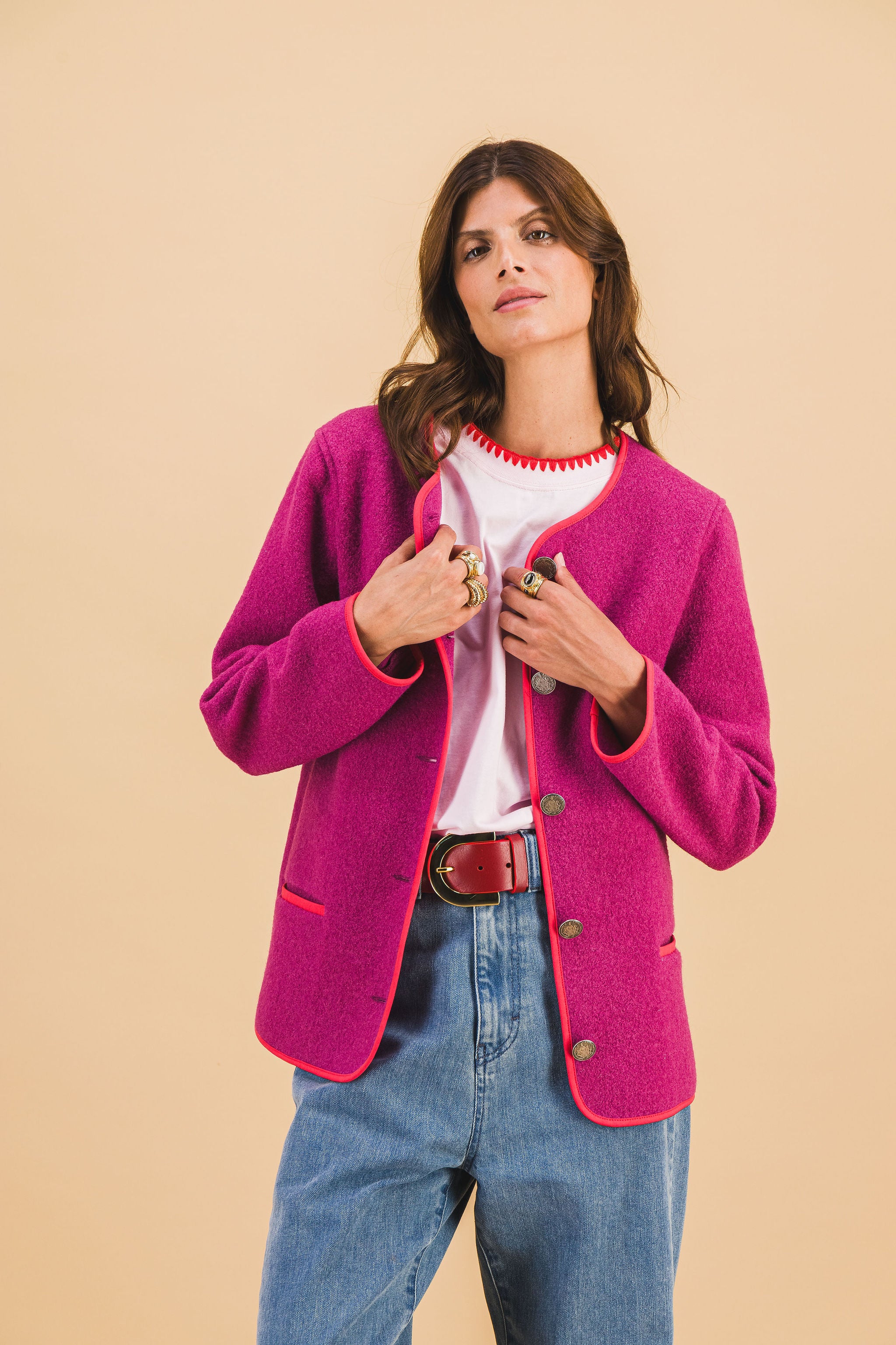 VESTE RODRIGUE MAGENTA