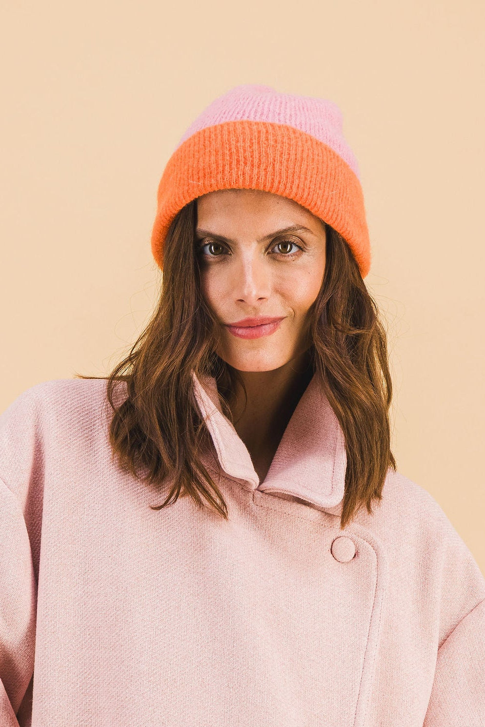 Bonnet Antoine Rose Orange - Précommande