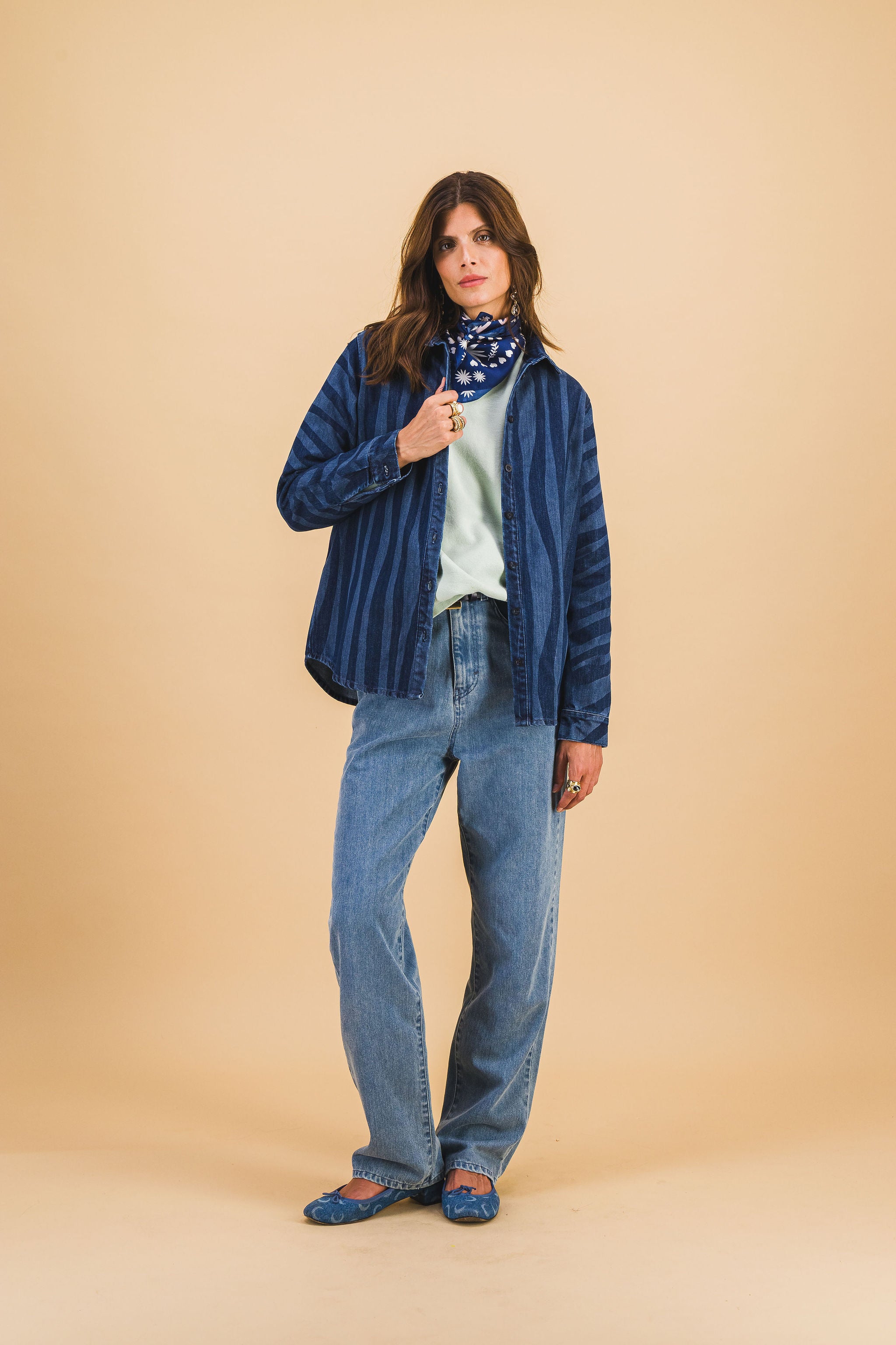 JEANS GEORGE DENIM CLAIR
