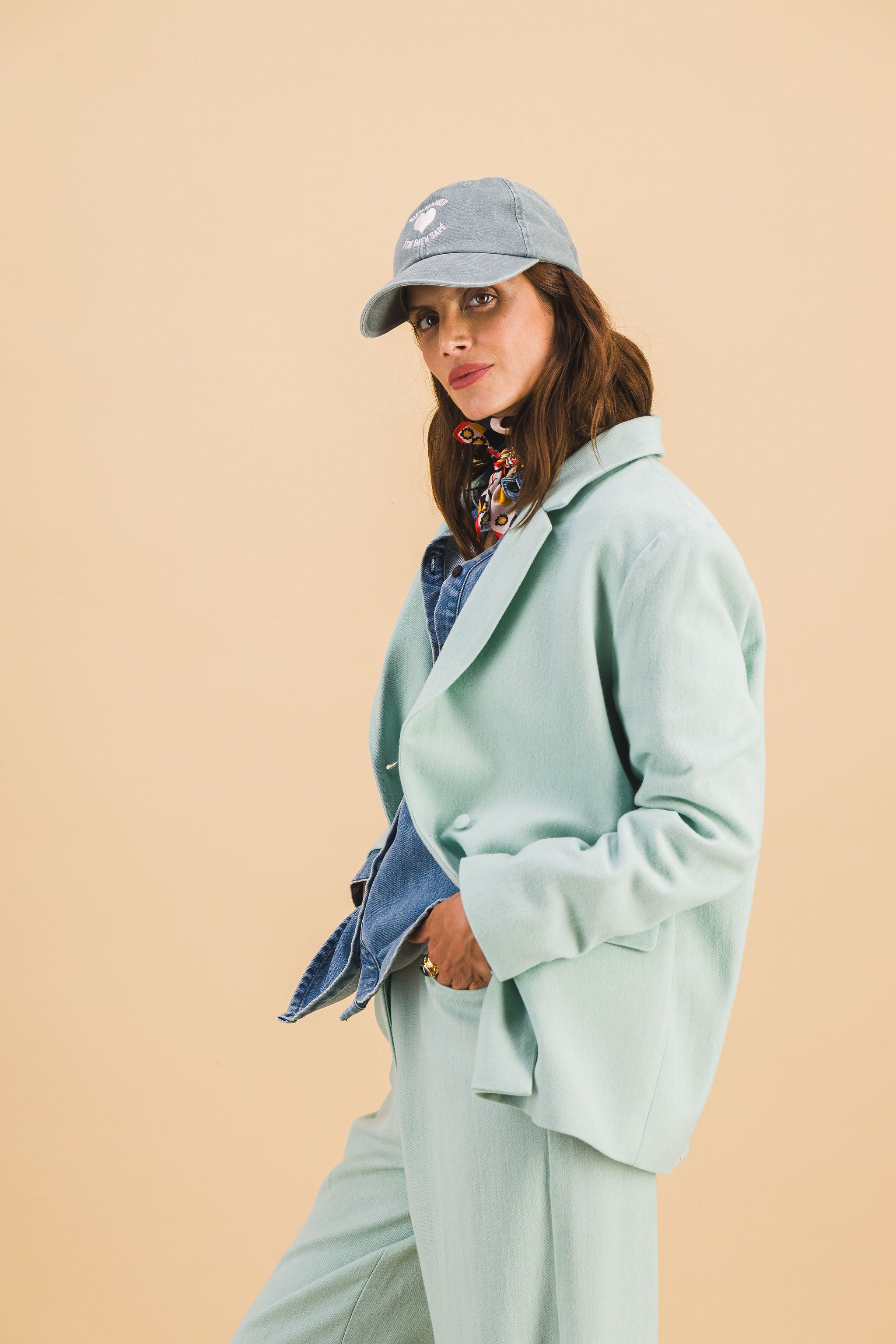 VESTE AMBRE CELADON