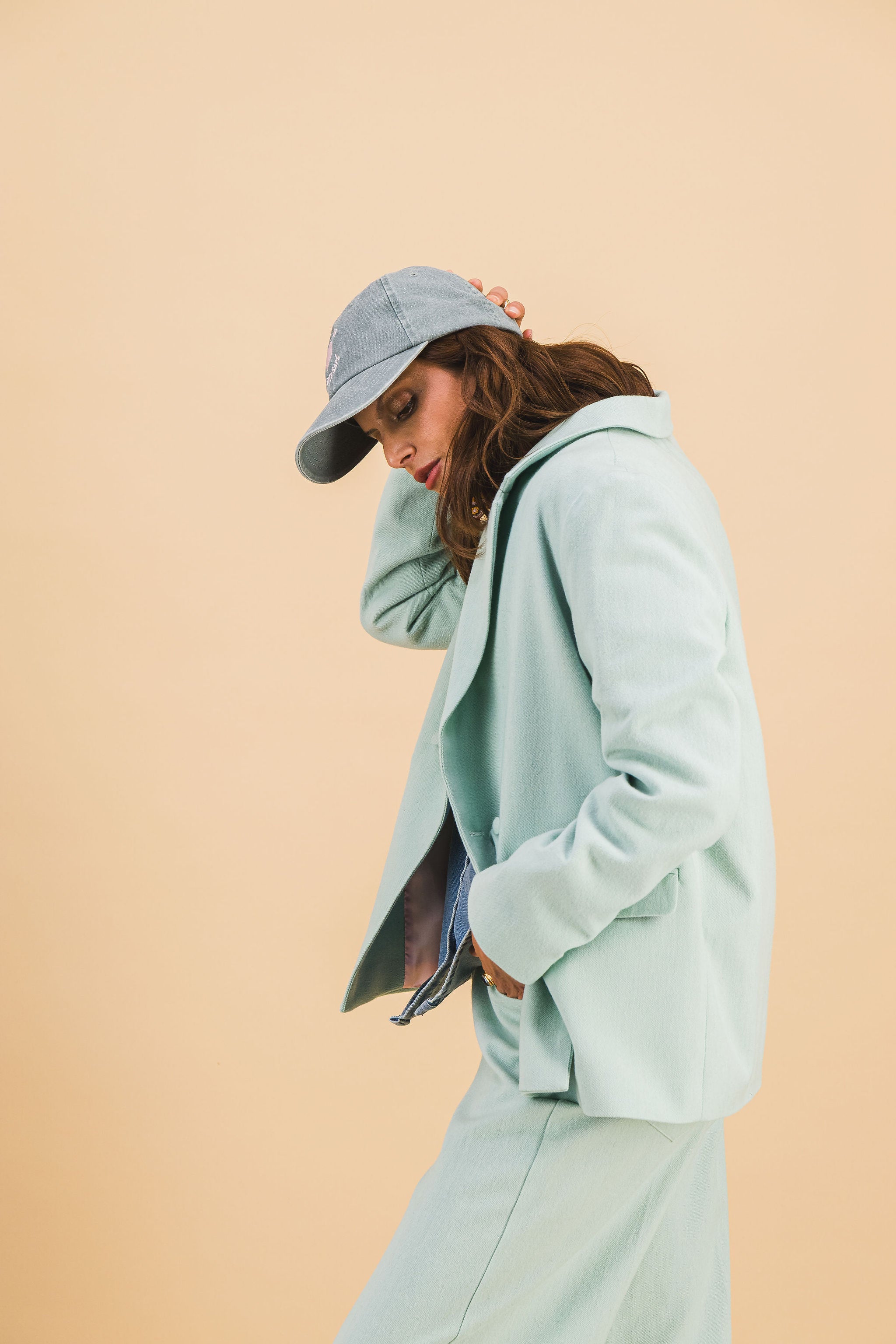 VESTE AMBRE CELADON