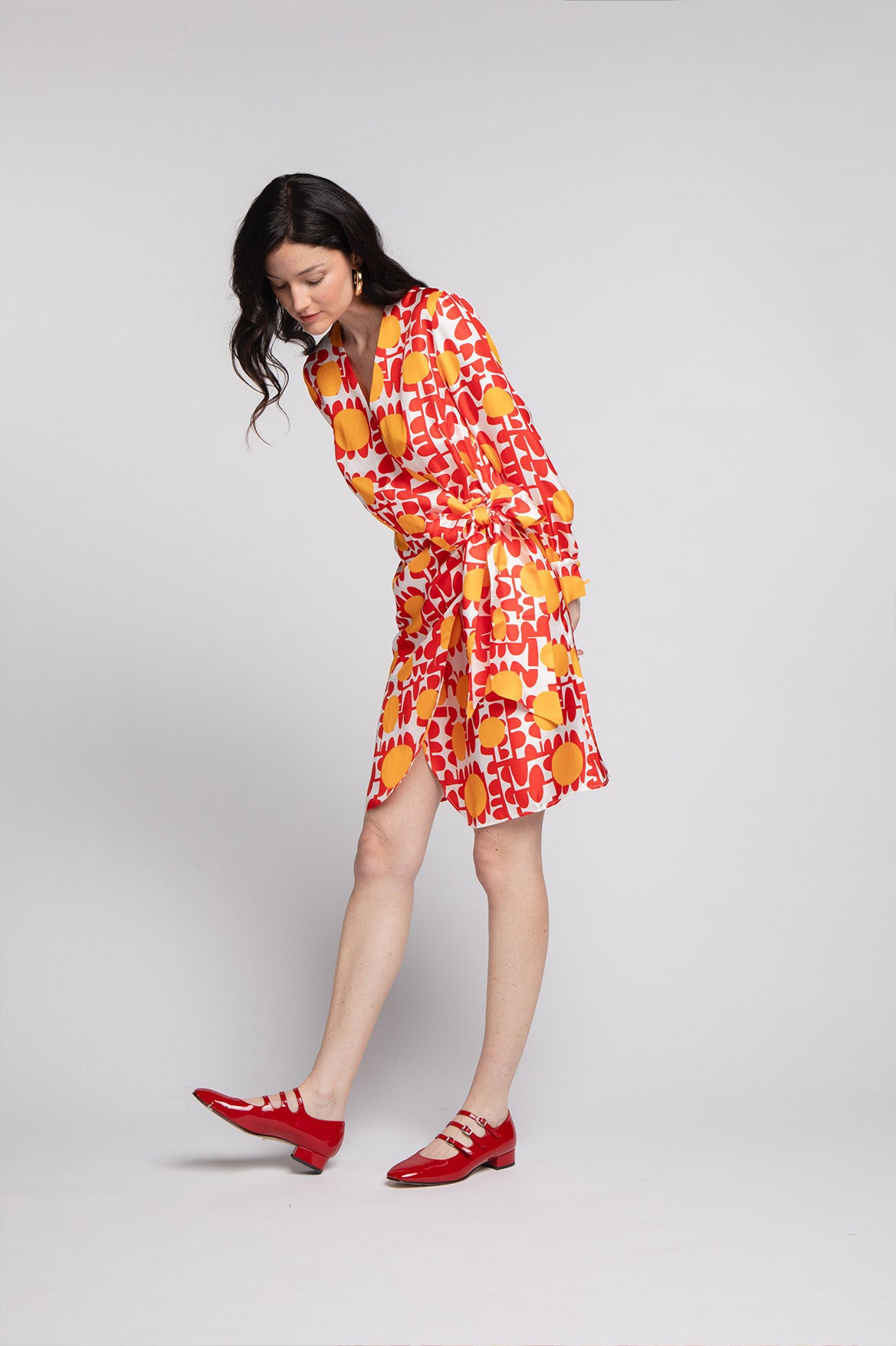 Romane Red Sun Dress