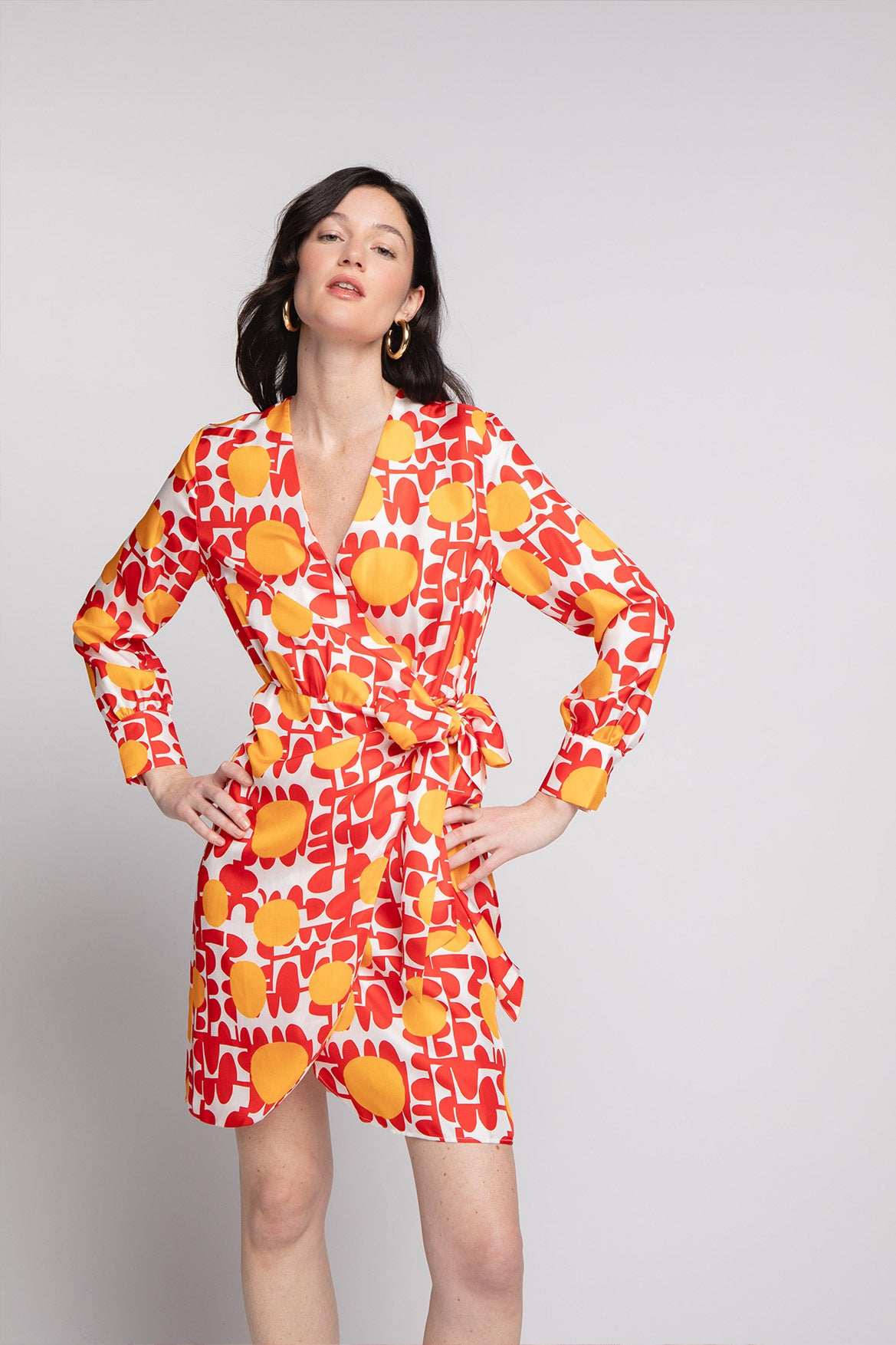 Romane Red Sun Dress