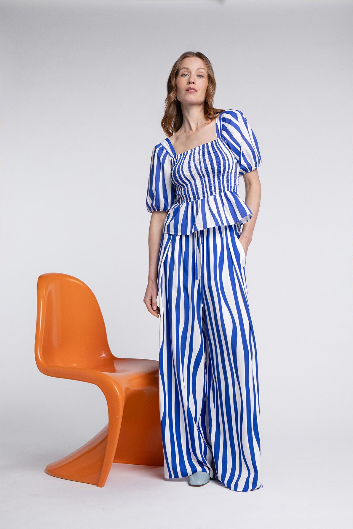Theodore Blue Lines Pants