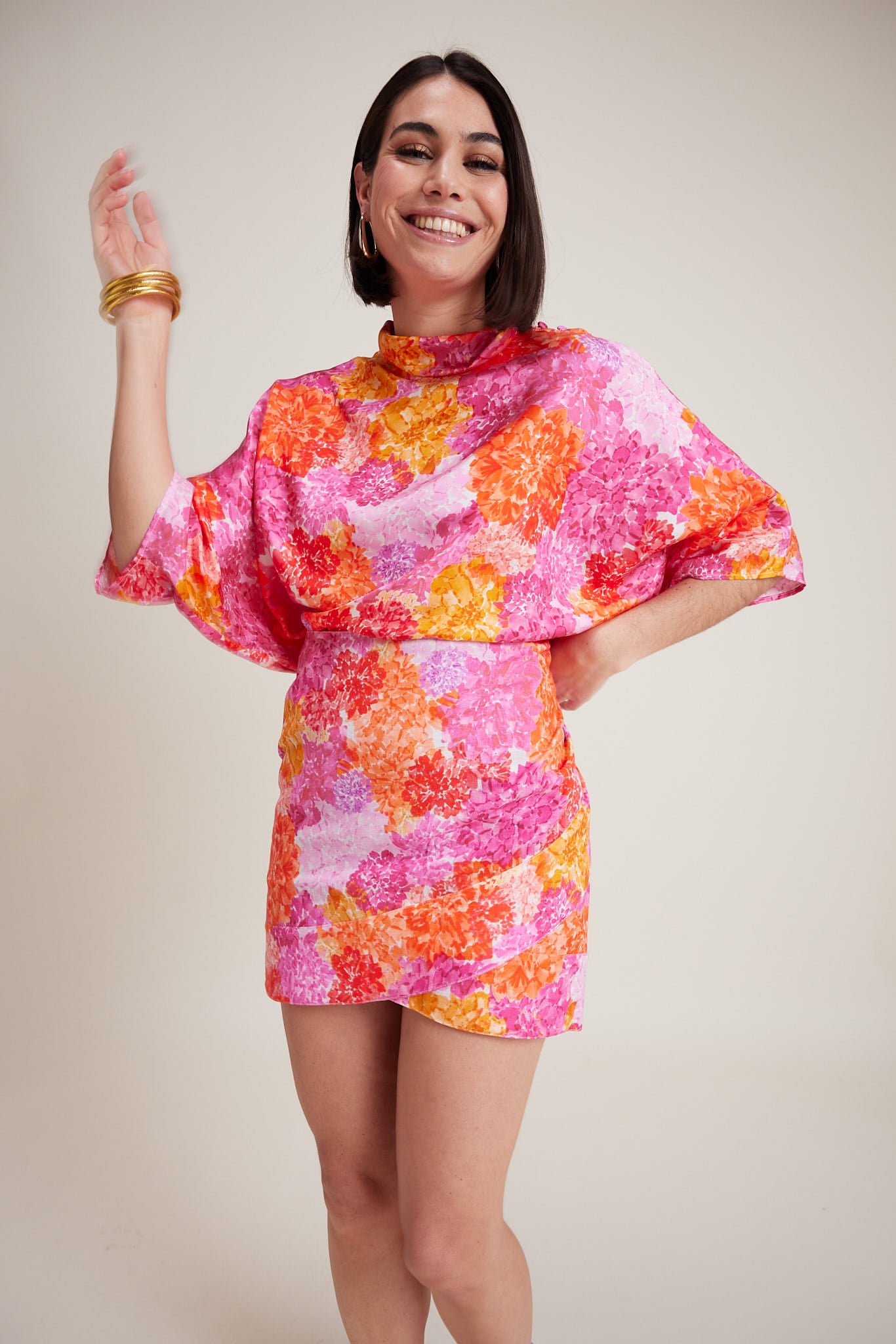 Margaux Peony Bomb Skirt