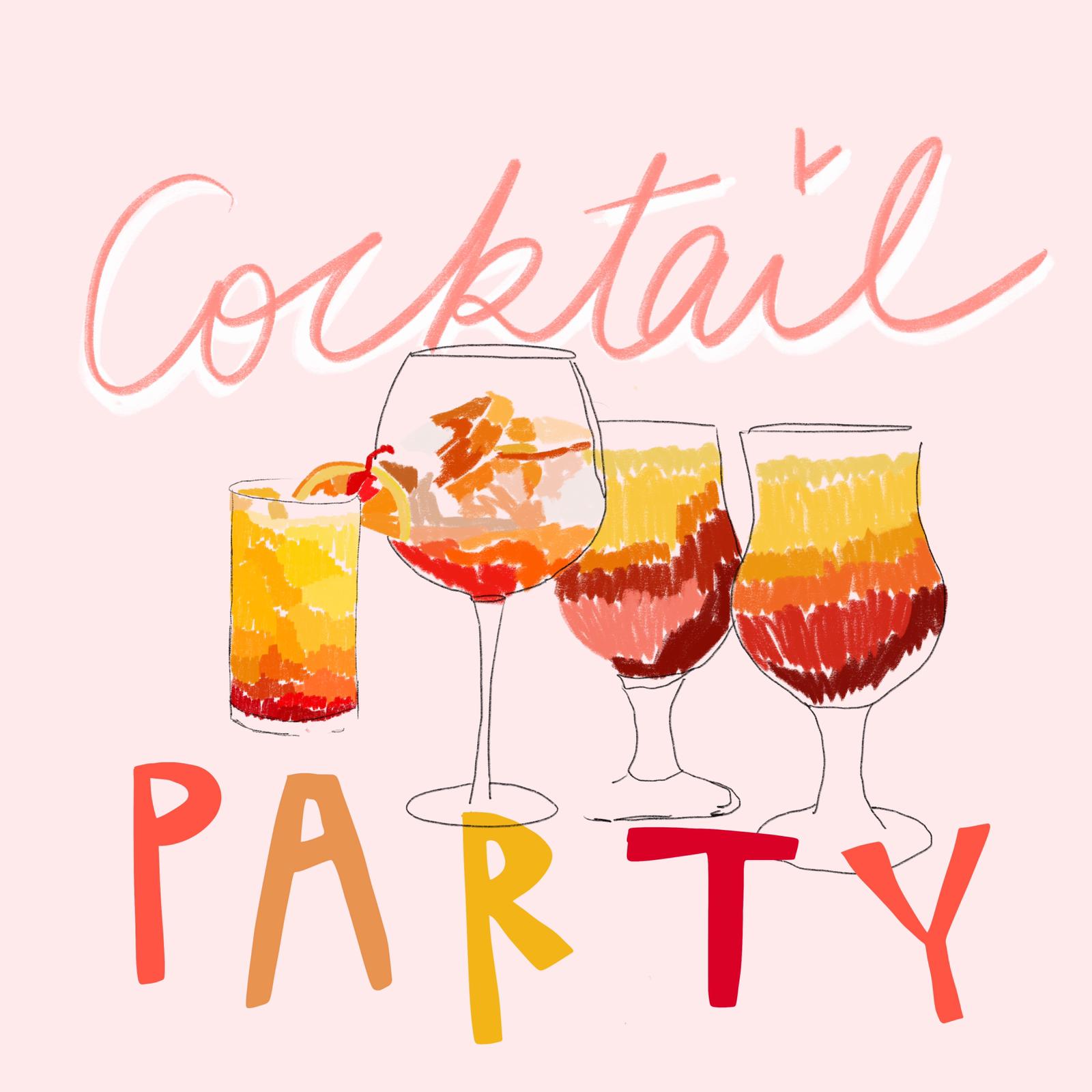 cocktail party elise chalmin tequila sunrise sex on the beach spritz
