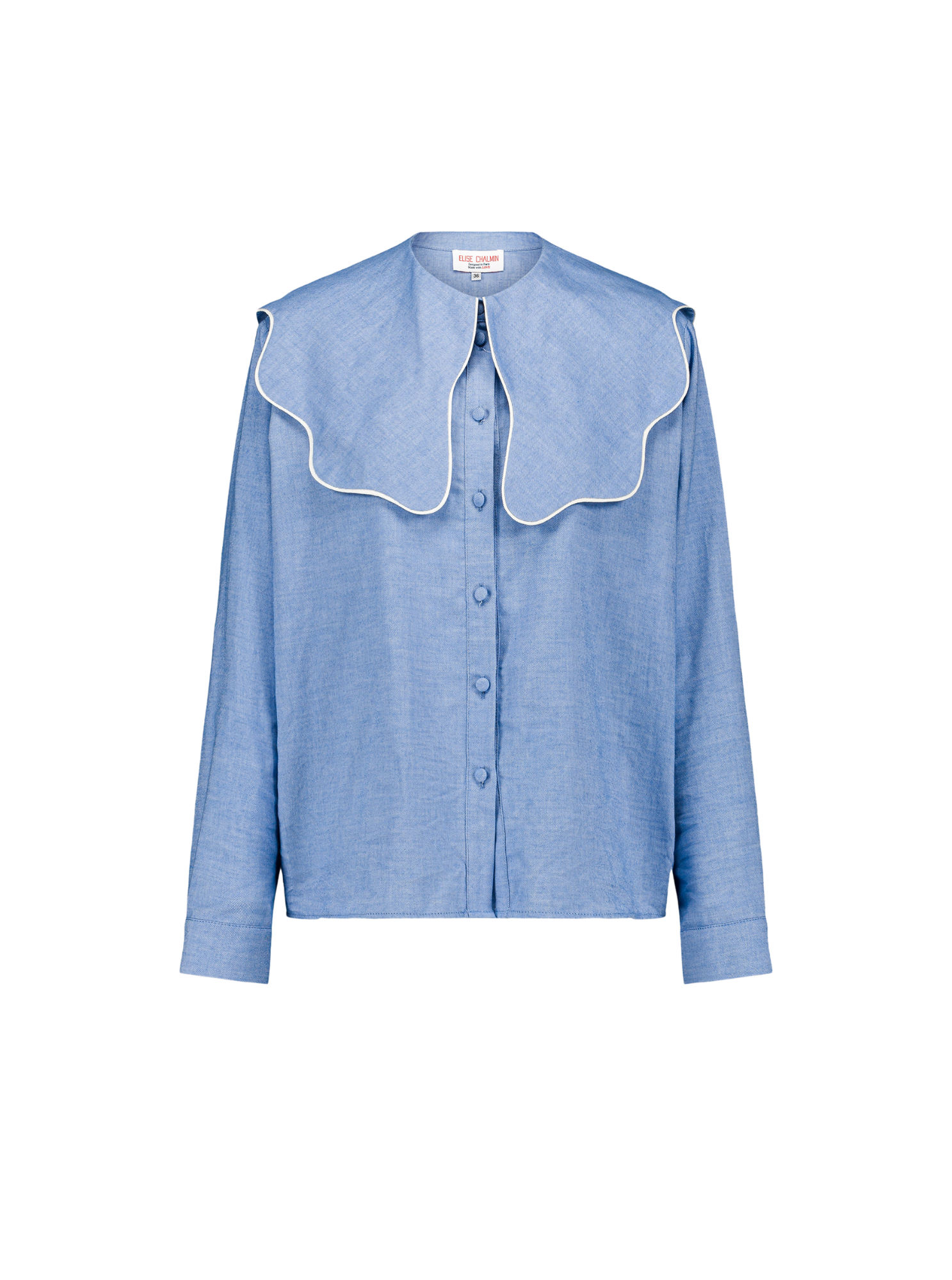 CHEMISE COL BLEU CIEL