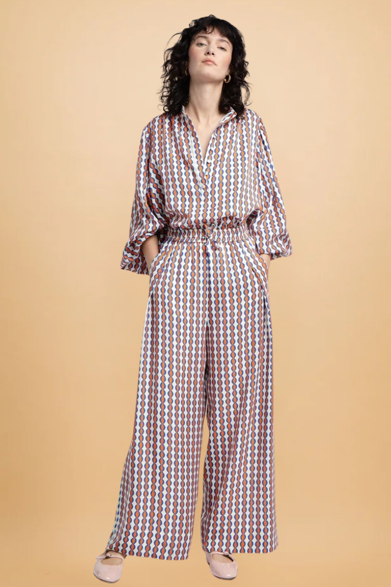 Ensemble Theodore + Paolina Groovy stripes