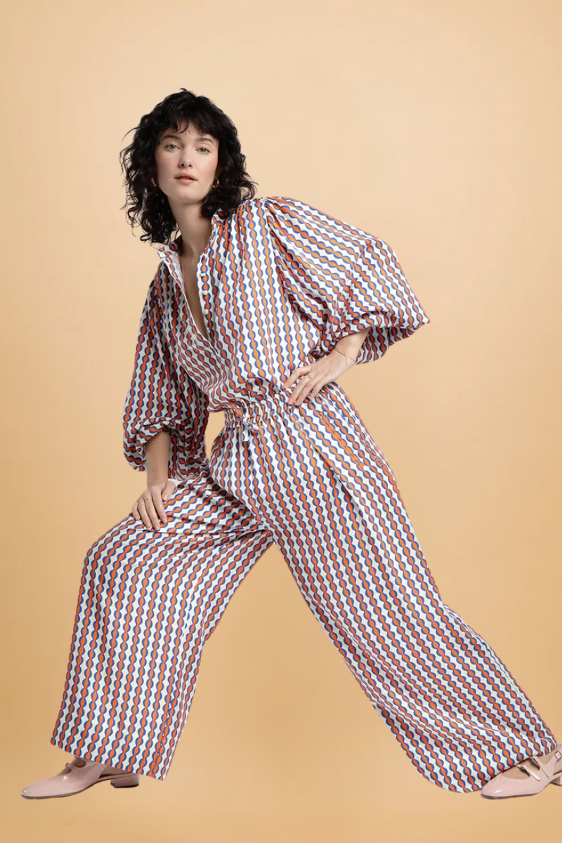 Ensemble Theodore + Paolina Groovy stripes