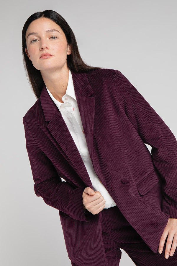 Veste Ambre prune