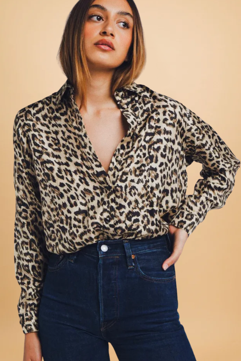 Chemise en soie Ava Graou