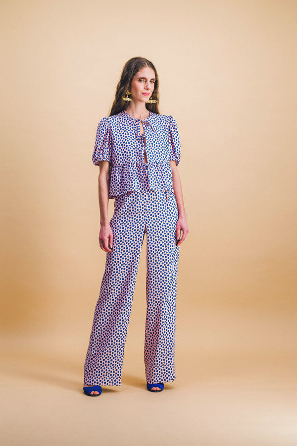 Pantalon TILDA flower drops